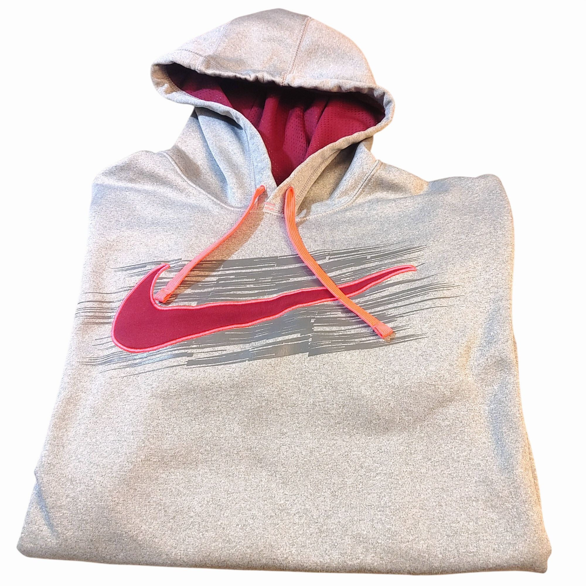 Nike Nike Therma Fit XL Gray Hoodie Sweatshirt Pullover Fleece Cr Size XL / US 12-14 / IT 48-50 - 7 Thumbnail
