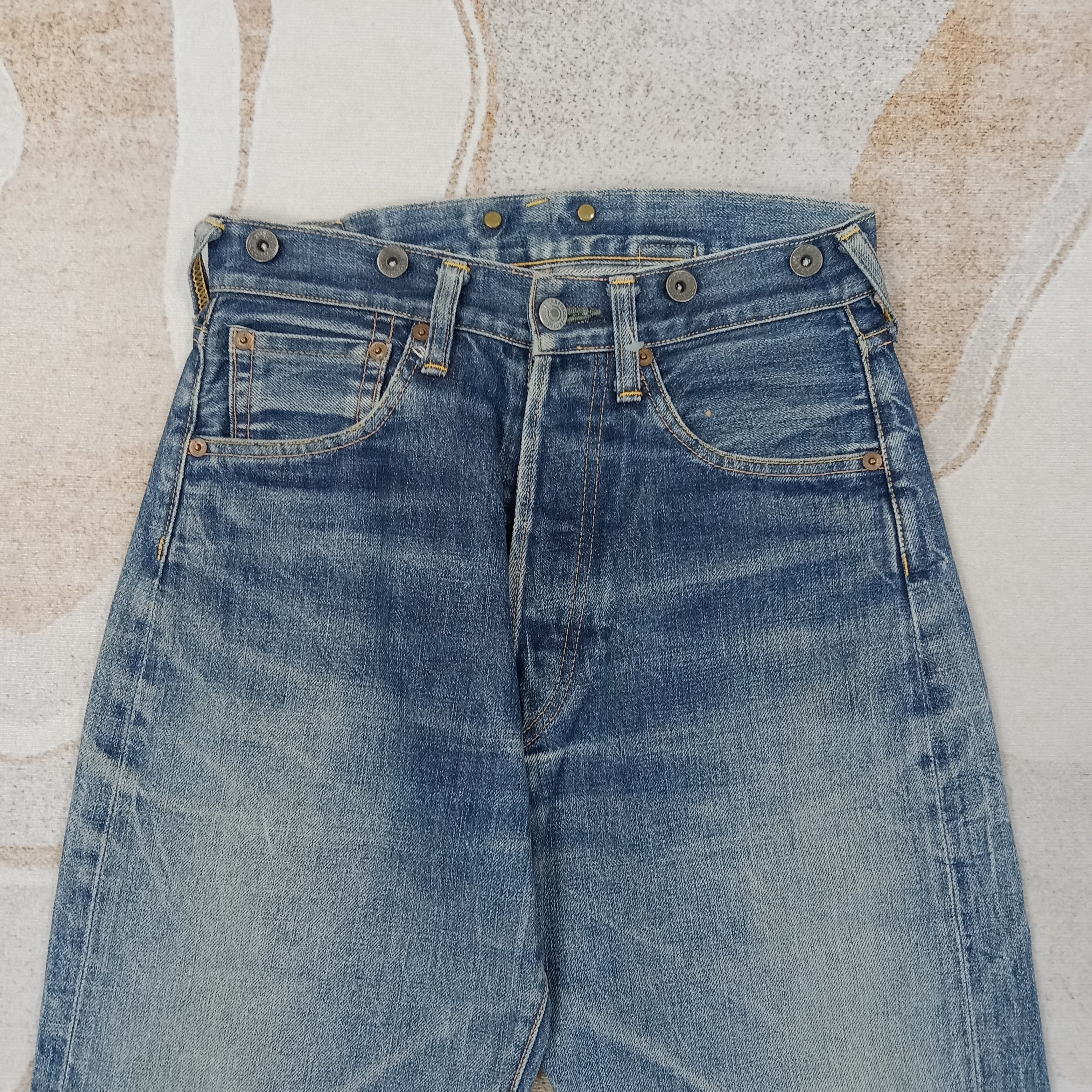 Evisu Evisu Japanese Selvedge 3 Quarters Denim Jeans C258N14 Size US 27 - 6 Thumbnail