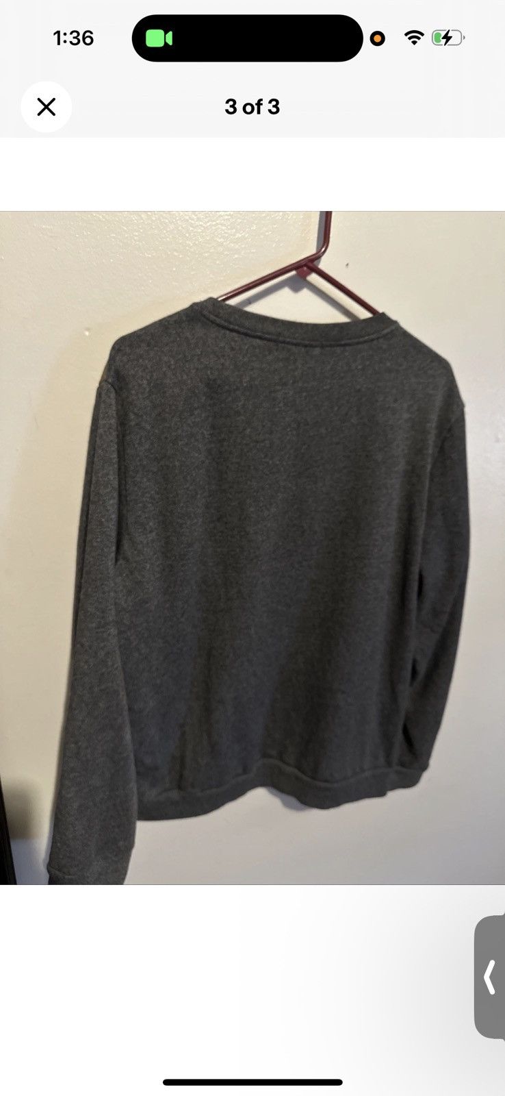 Topman Topman mens sweater gray vintage size xl Size US XL / EU 56 / 4 - 3 Thumbnail