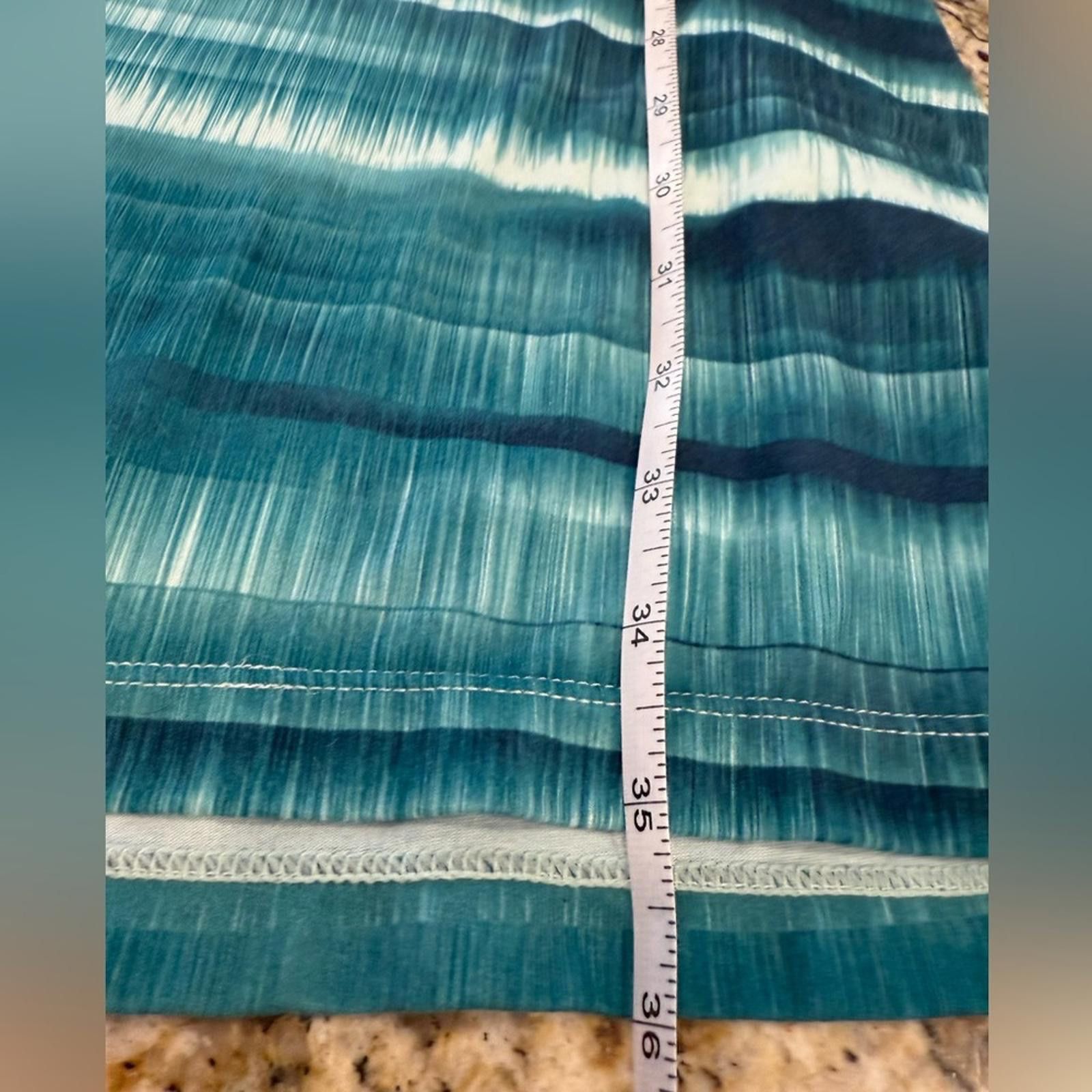 Prana Prana tie dyed stripe sleeveless midi dress green white XS Size XS / US 0-2 / IT 36-38 - 10 Thumbnail