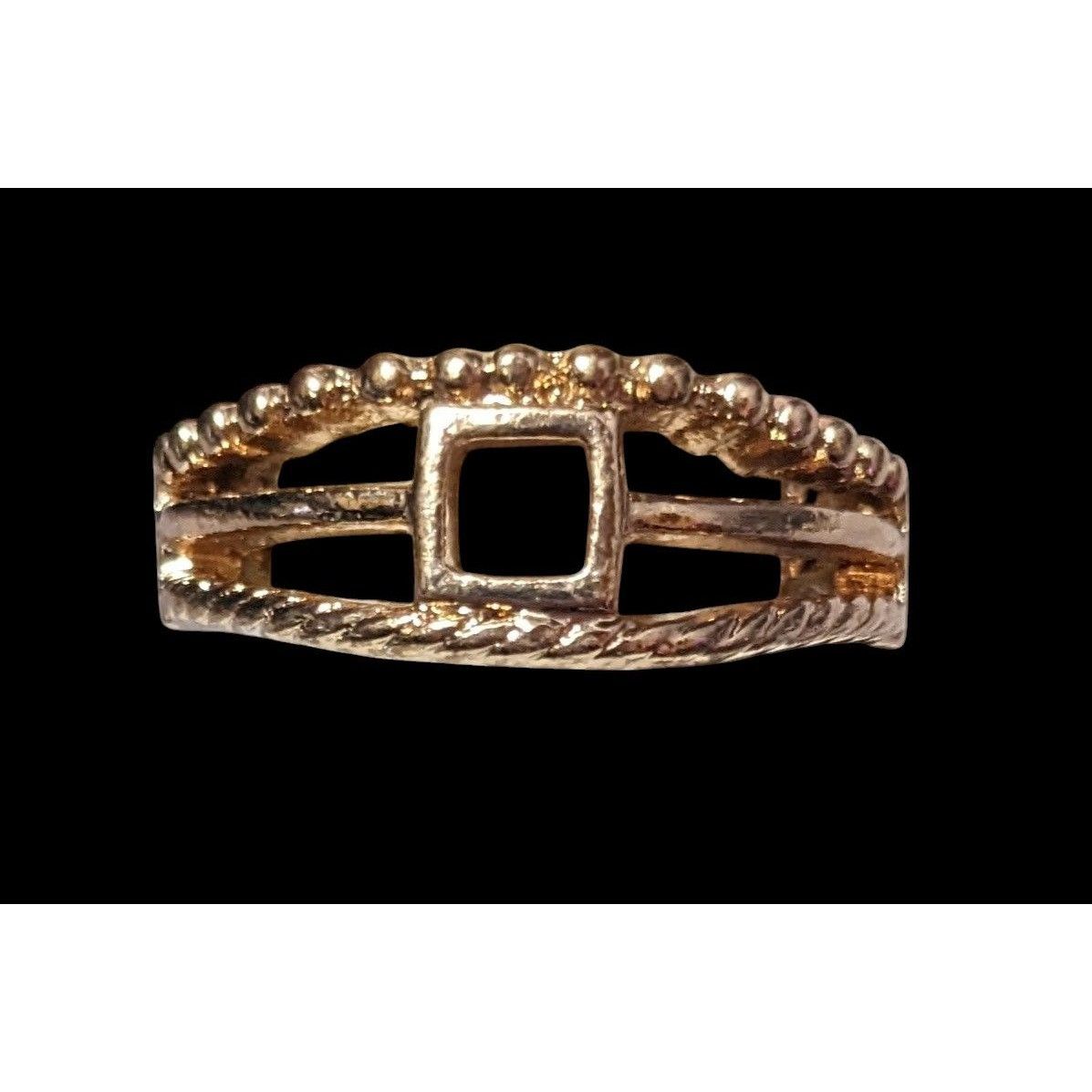 Other Paparazzi A Square Deal Gold Tone Stretch Ring Size 8 Size ONE SIZE - 3 Thumbnail