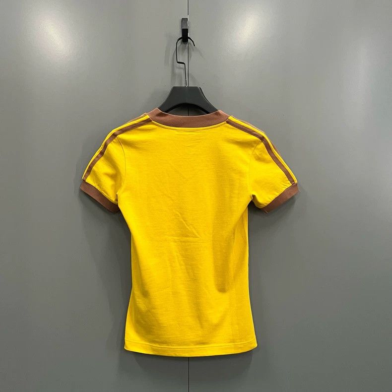 Gucci Gucci Co-branded adidas originals yellow clover short sleev Size US XS / EU 42 / 0 - 5 Thumbnail