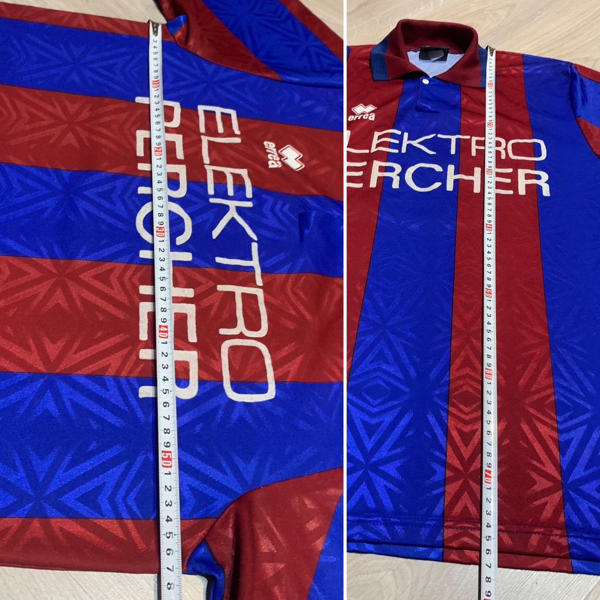 Errea Vintage Errea Football Jersey Shirt Template Barcelona XL Size US L / EU 52-54 / 3 - 4 Thumbnail