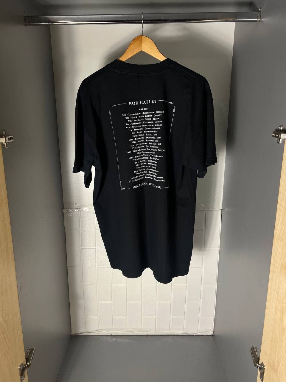 Band Tees VINTAGE BOB CATLEY WORD TOUR ROCK T-SHIRT METAL Y2K 90s PUNK Size US XL / EU 56 / 4 - 9 Thumbnail