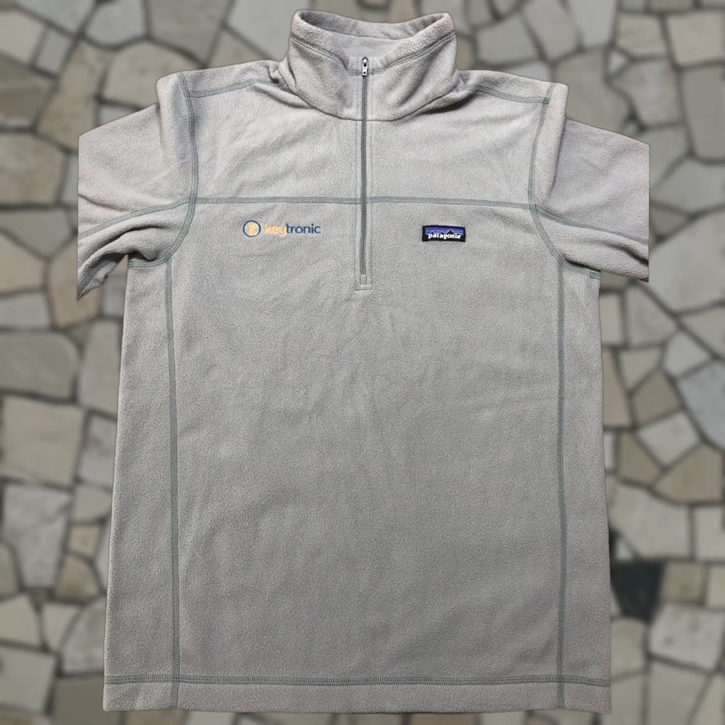 Patagonia Patagonia Fleece Pullover 1/4 Zip Mens Regular Medium Gray Lightweight Hiking Size US M / EU 48-50 / 2 - 1 Thumbnail
