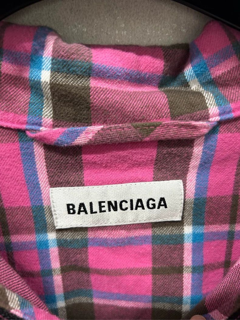 Balenciaga Balenciaga size 36 Checked Shirt Size S / US 4 / IT 40 - 2 Thumbnail