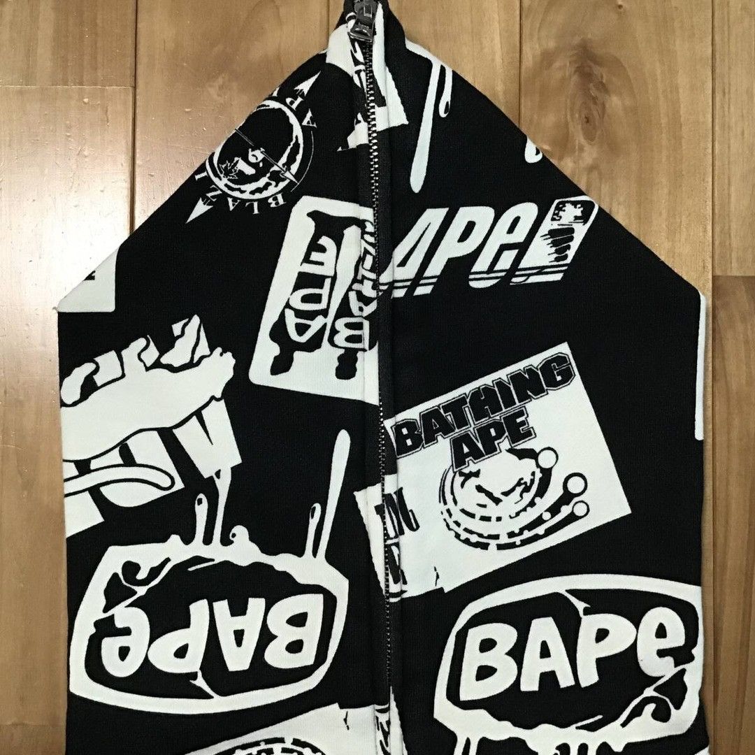 Bape BAPE Mix Logo Full Zip Hoodie a bathing ape NIGO Size US XL / EU 56 / 4 - 4 Thumbnail