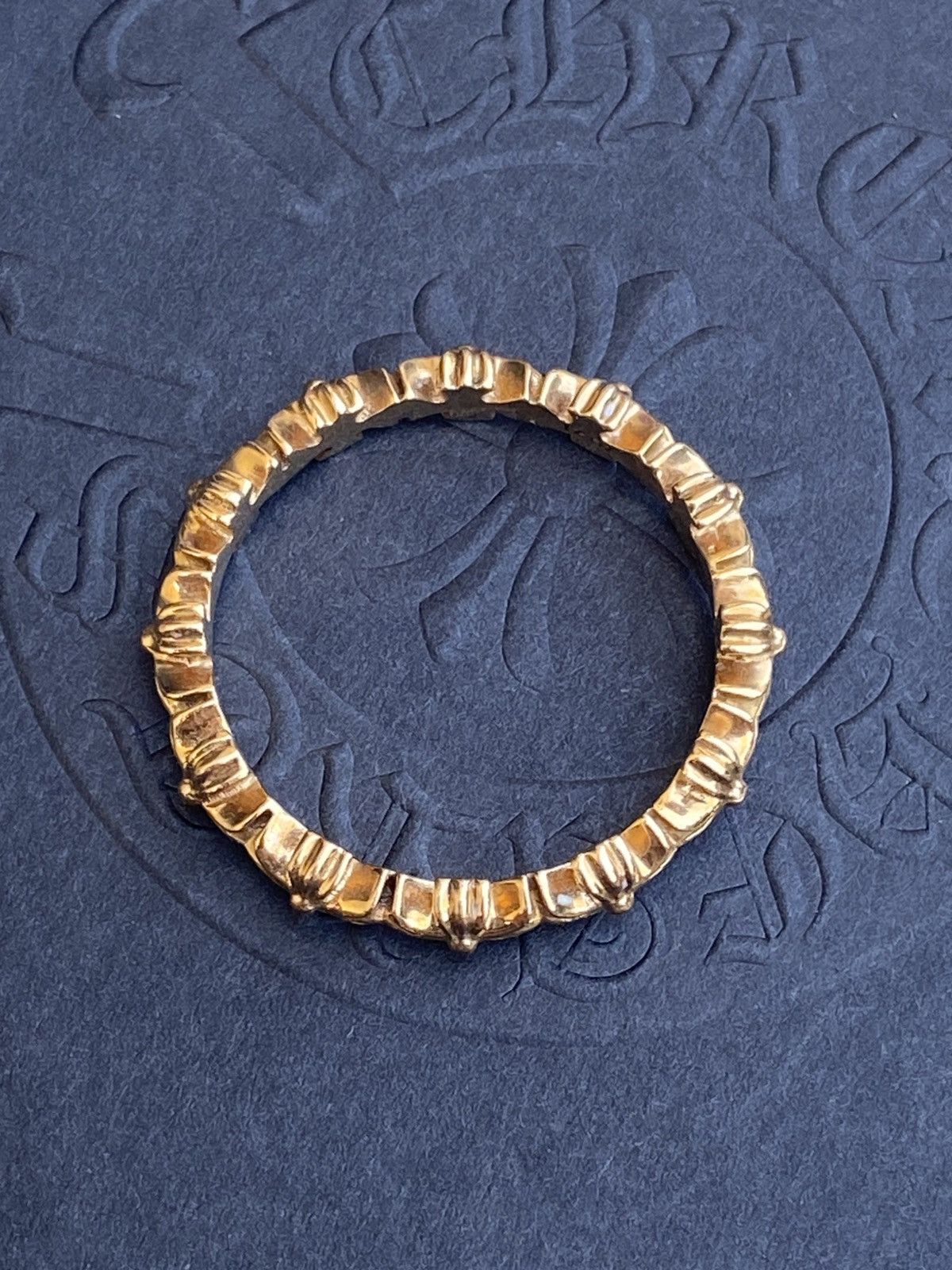 Chrome Hearts Chrome Hearts 22K Gold Tiny E Ring Size 7 Size ONE SIZE - 5 Thumbnail