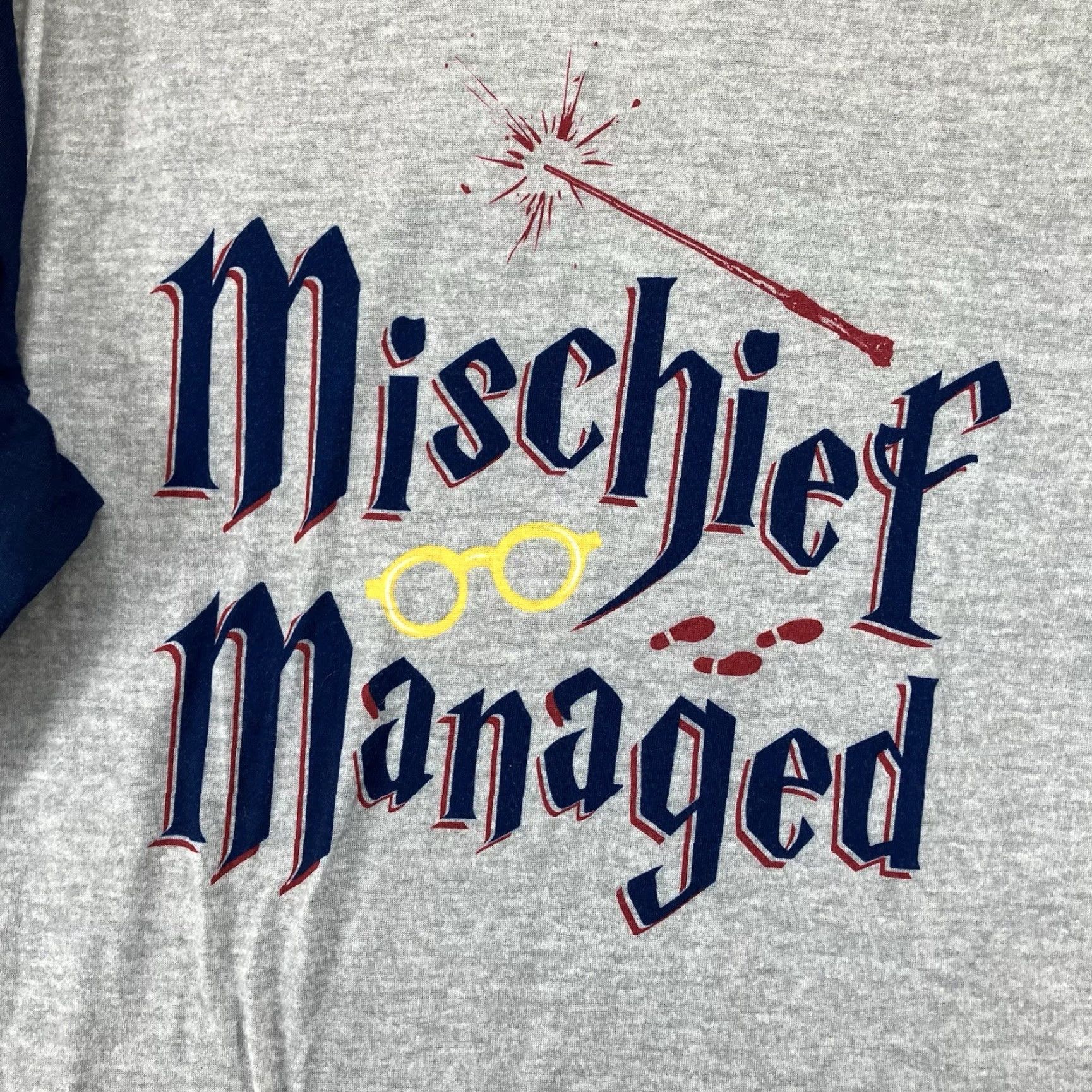 Vintage Harry Potter T Shirt Medium Mischief Managed Super Thin Lightweight Marauder' Size US M / EU 48-50 / 2 - 3 Thumbnail