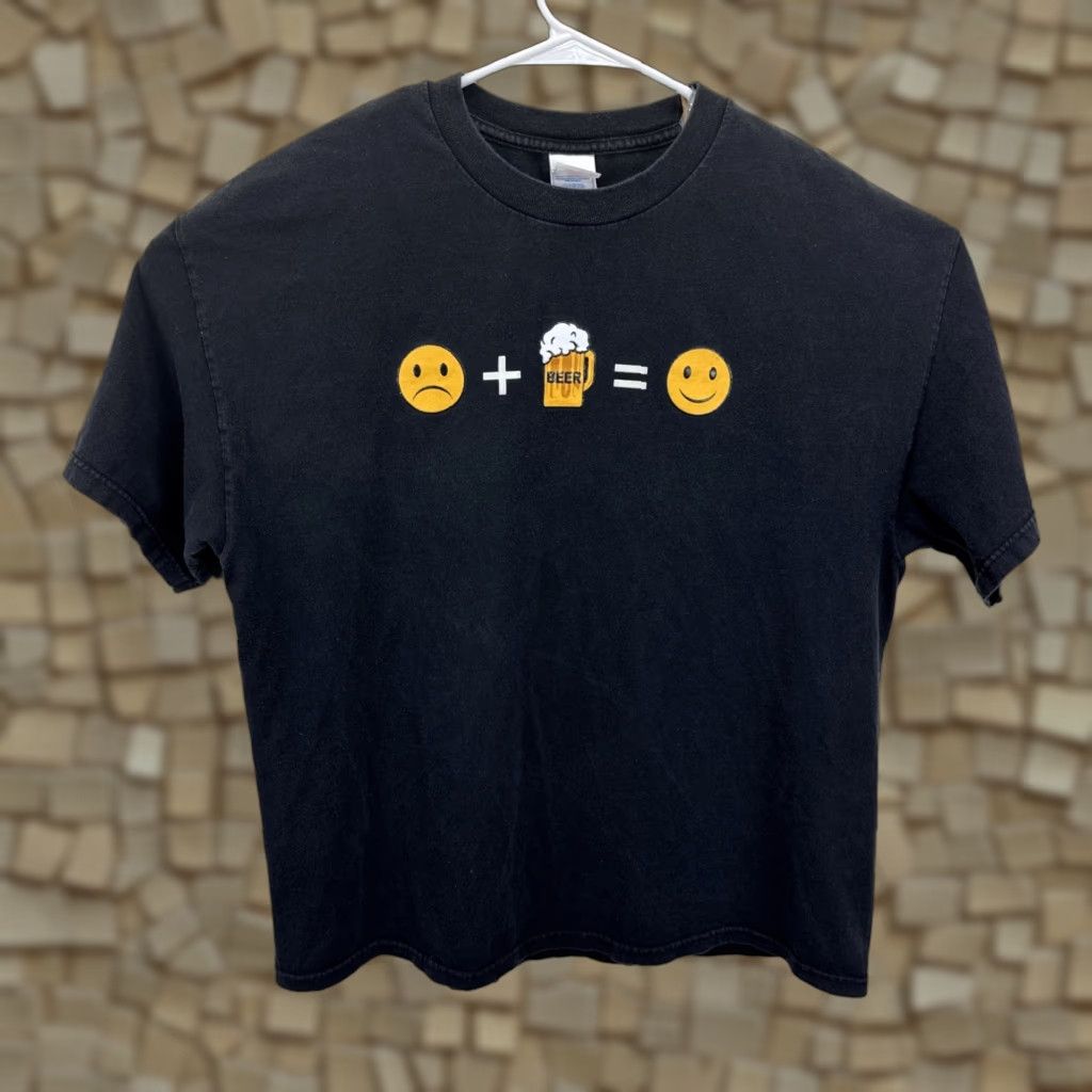Vintage VINTAGE Tennessee River T-Shirt Black XL Men 90s Beer Funny Garment Print Short Sleeve Crew Neck Size US XL / EU 56 / 4 - 1 Thumbnail