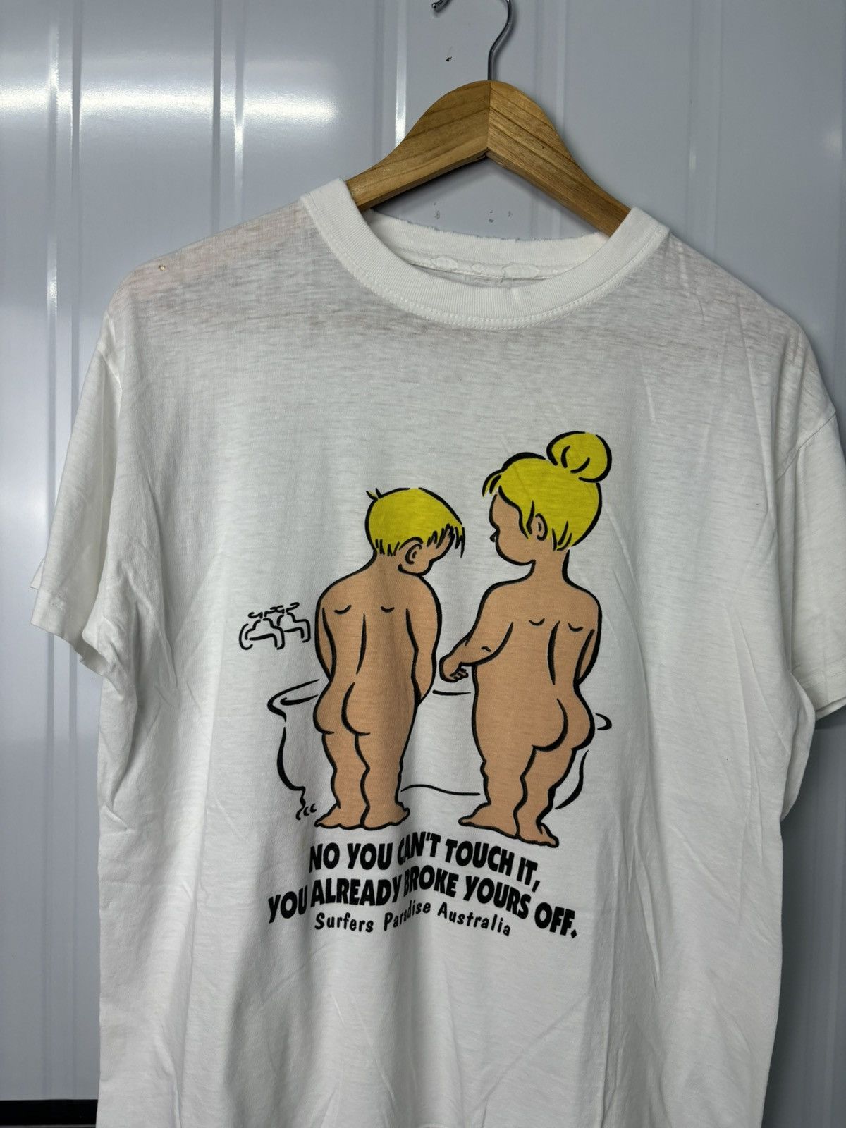 Vintage RARE! Vintage 90’s Art Humor Tee Baby Size US M / EU 48-50 / 2 - 3 Thumbnail