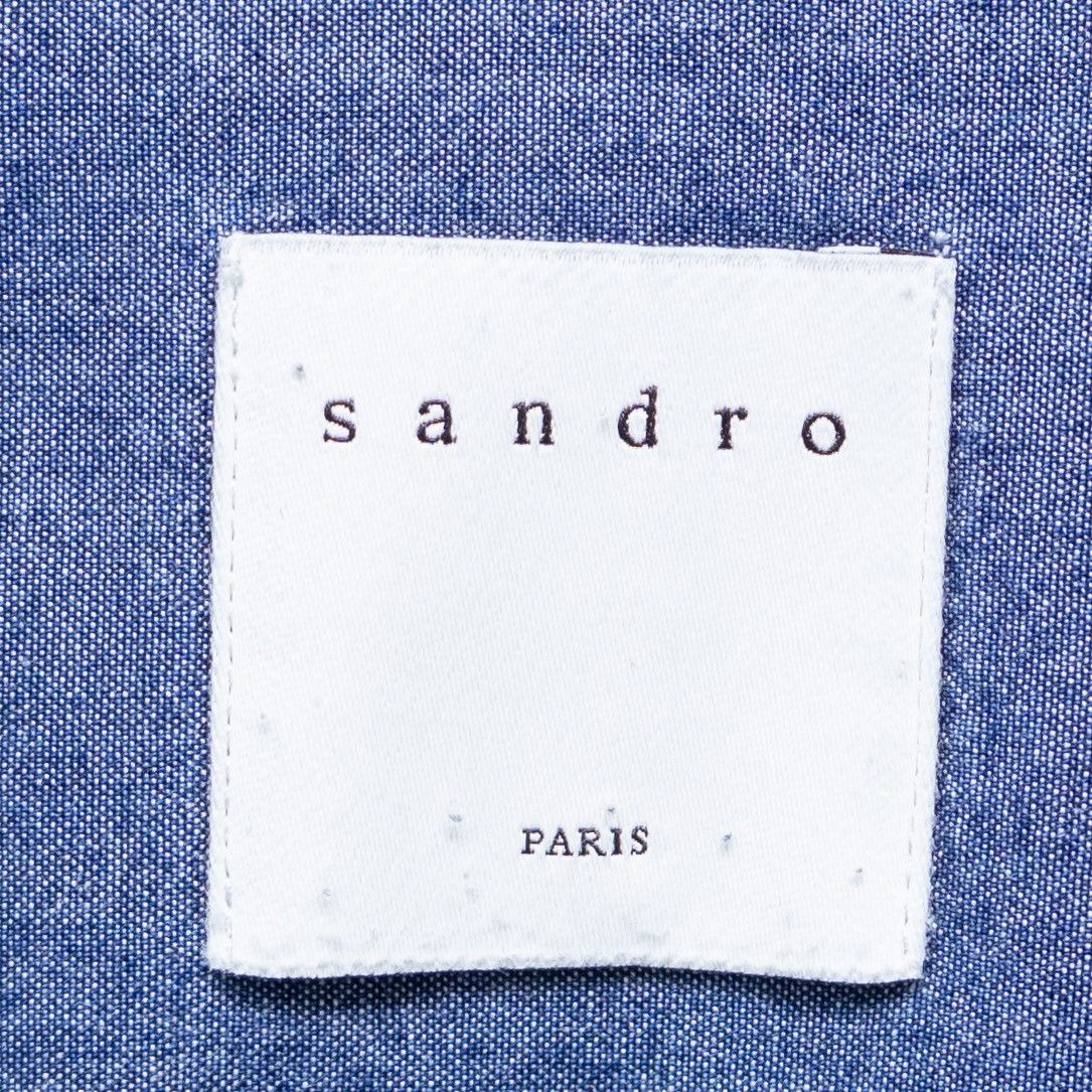 Sandro Sandro Paris Men’s Shirt Size:L Button Up Long Sleeve Size US L / EU 52-54 / 3 - 3 Thumbnail