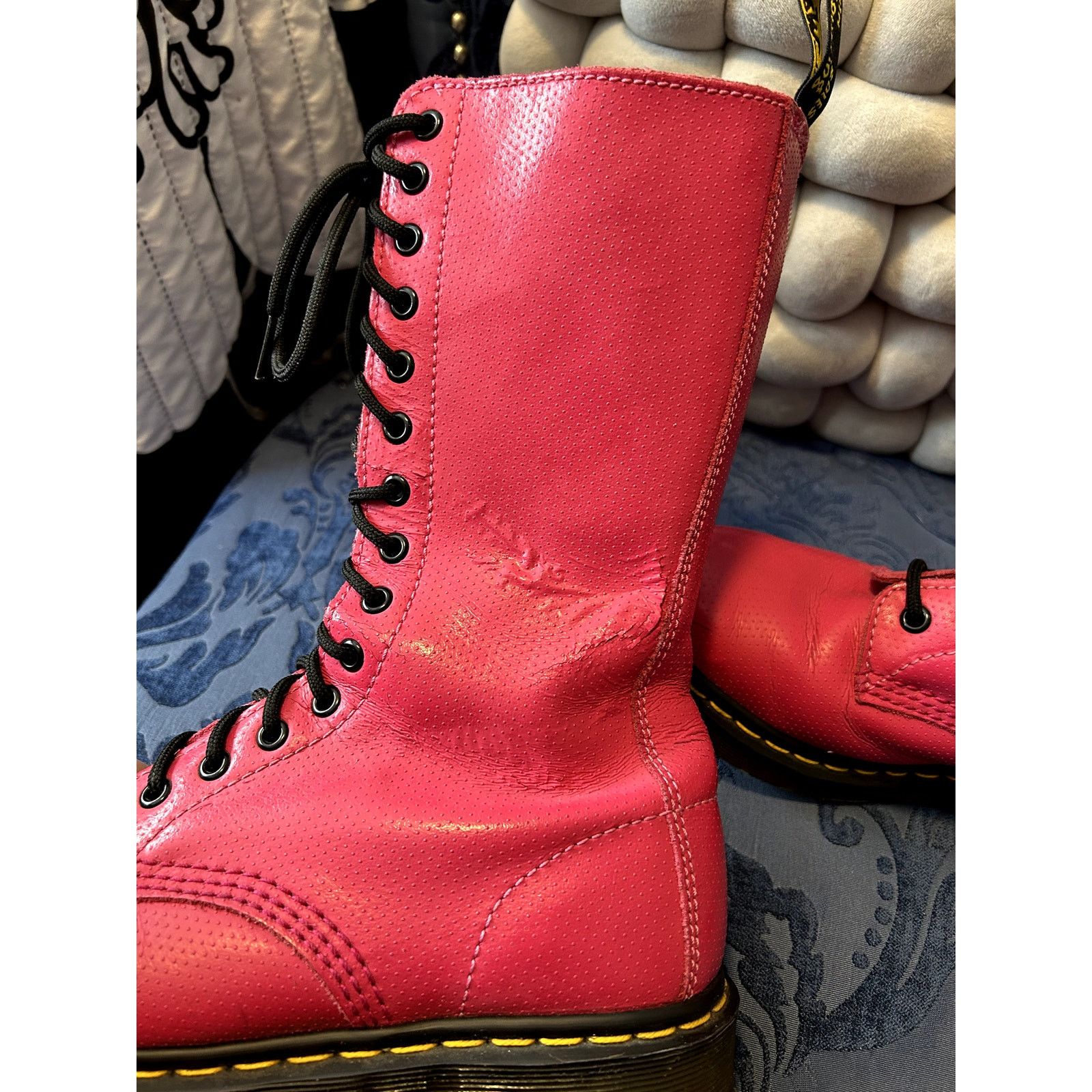 Dr. Martens Dr Martens Hot Pink Knee 1B99 High Size 7/EU 38 Size US 7 / IT 37 - 5 Thumbnail