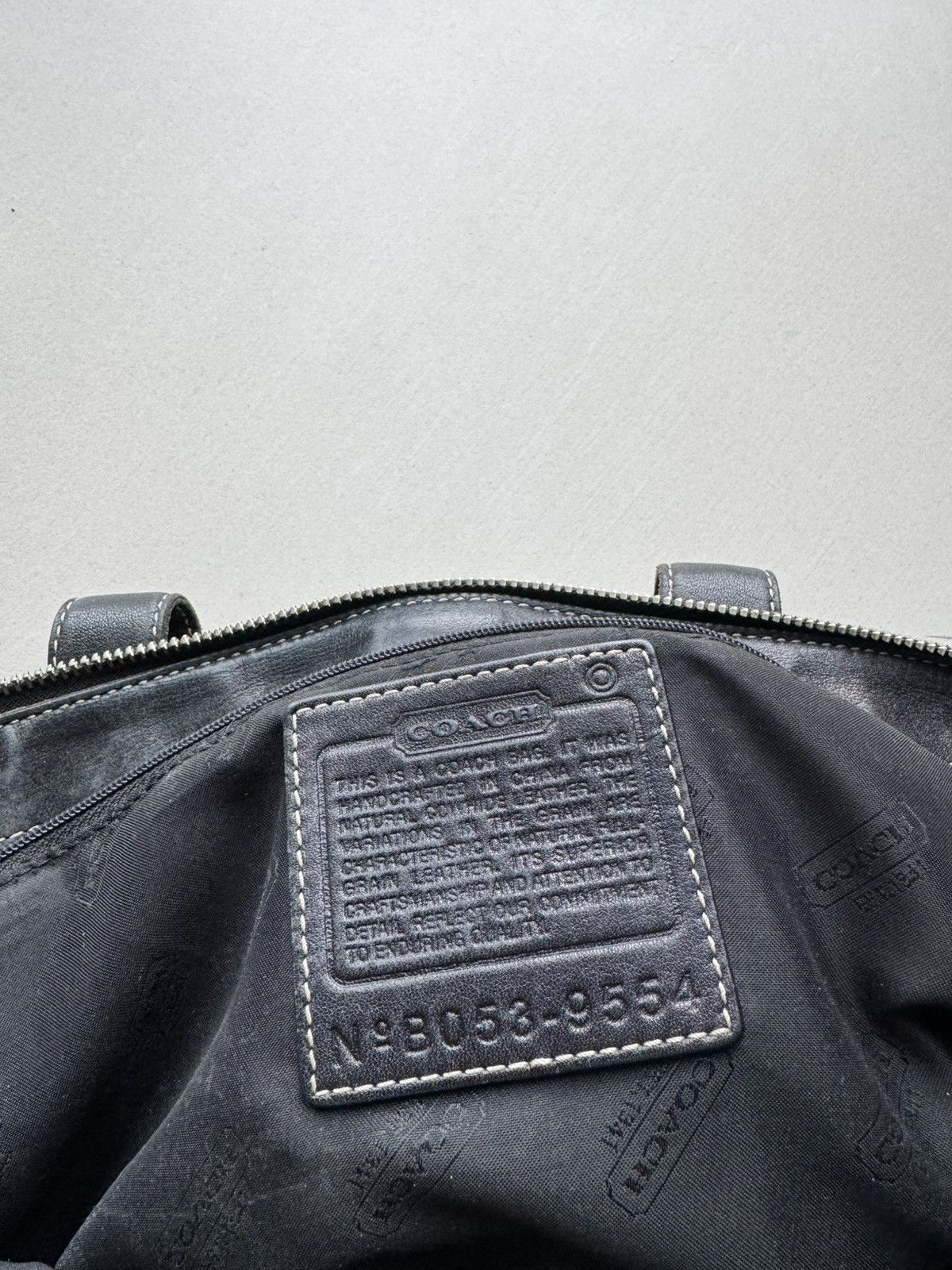 Coach Black Leather Bag Archive