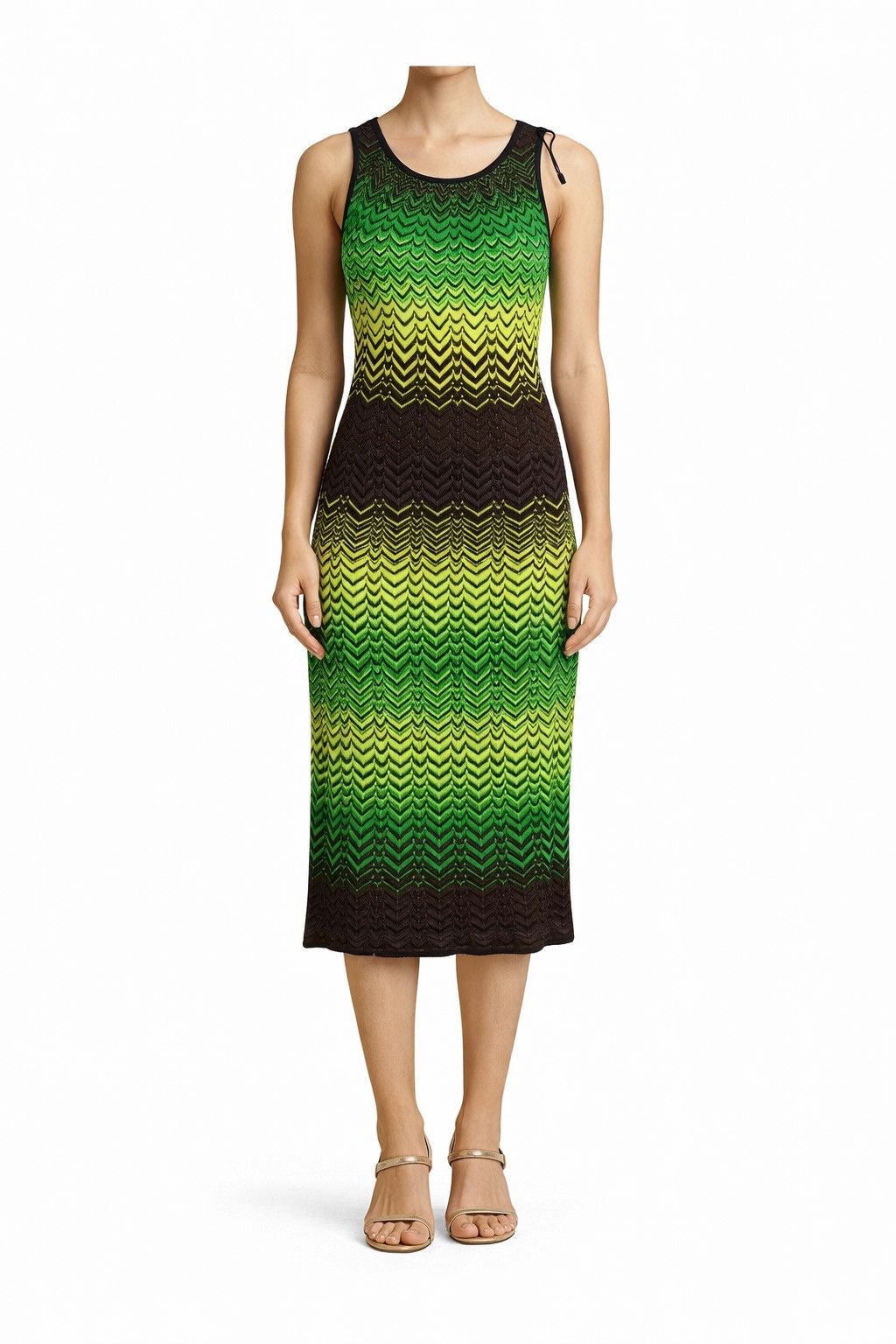 Missoni Missoni Midi Dress Green Size M Size XS / US 0-2 / IT 36-38 - 1 Thumbnail