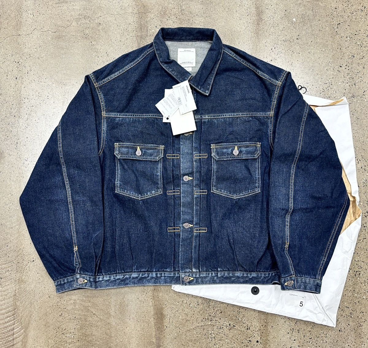 Visvim VISVIM 23AW SS 101XX JKT DMGD MUD OD，size 5 Size US XXL / EU 58 / 5 - 1 Thumbnail