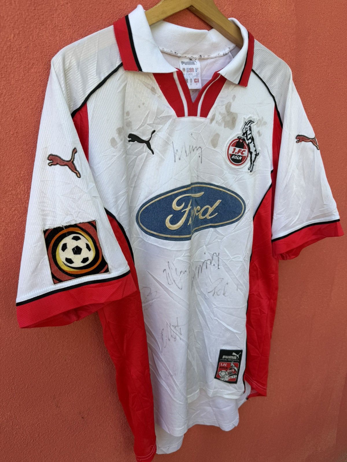 Puma 1.FC Koln Matchworn x Wollitz x Number 10 Size US M / EU 48-50 / 2 - 5 Thumbnail