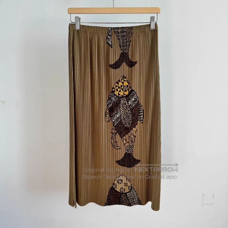 Issey Miyake Issey Miyake Brown Skirt Size 26" / US 2 / IT 38 - 1 Thumbnail