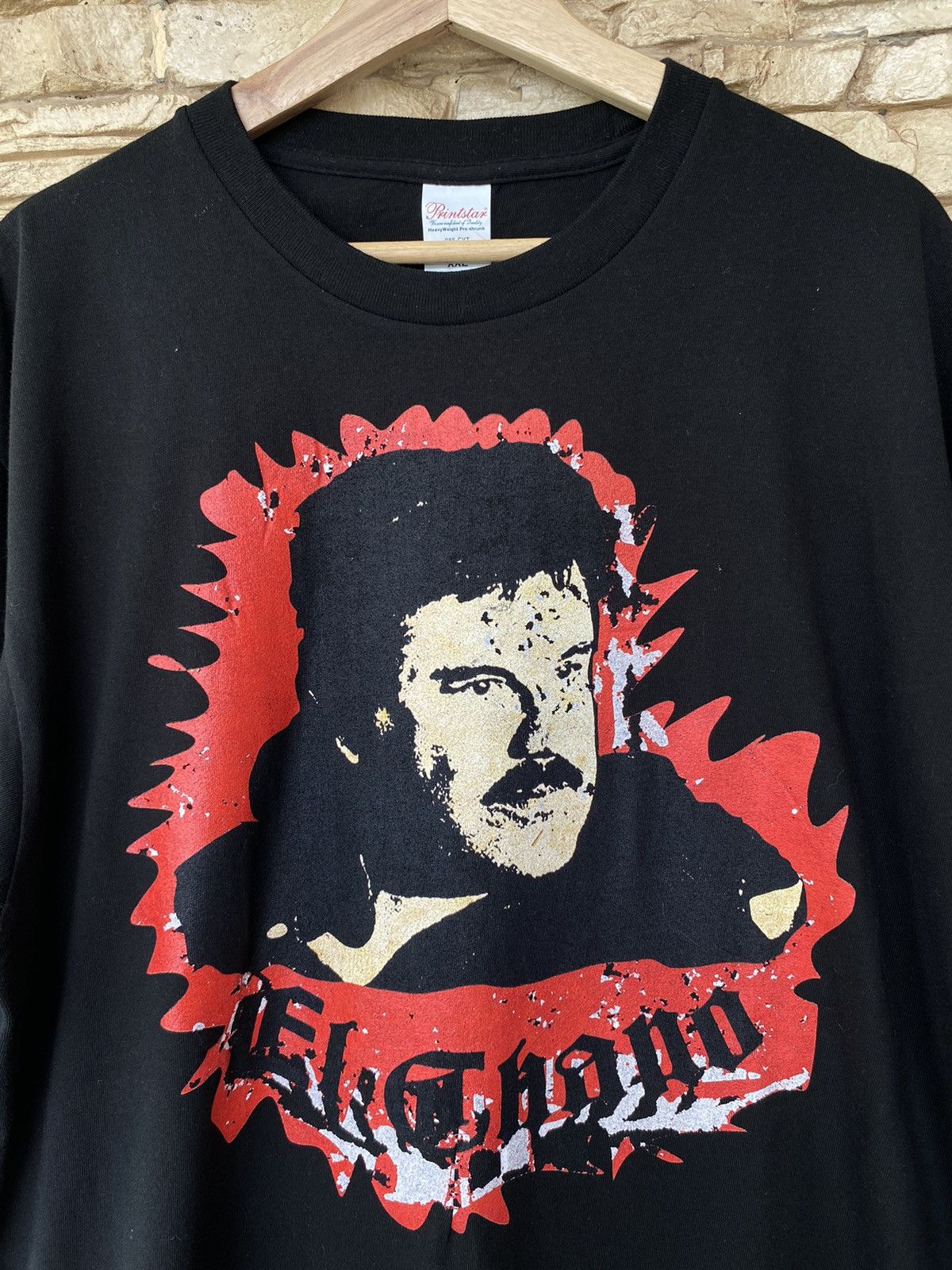 Vintage Vintage Drug Lord El Chapo Joaquin Guzman Tshirt Size US XXL / EU 58 / 5 - 2 Thumbnail
