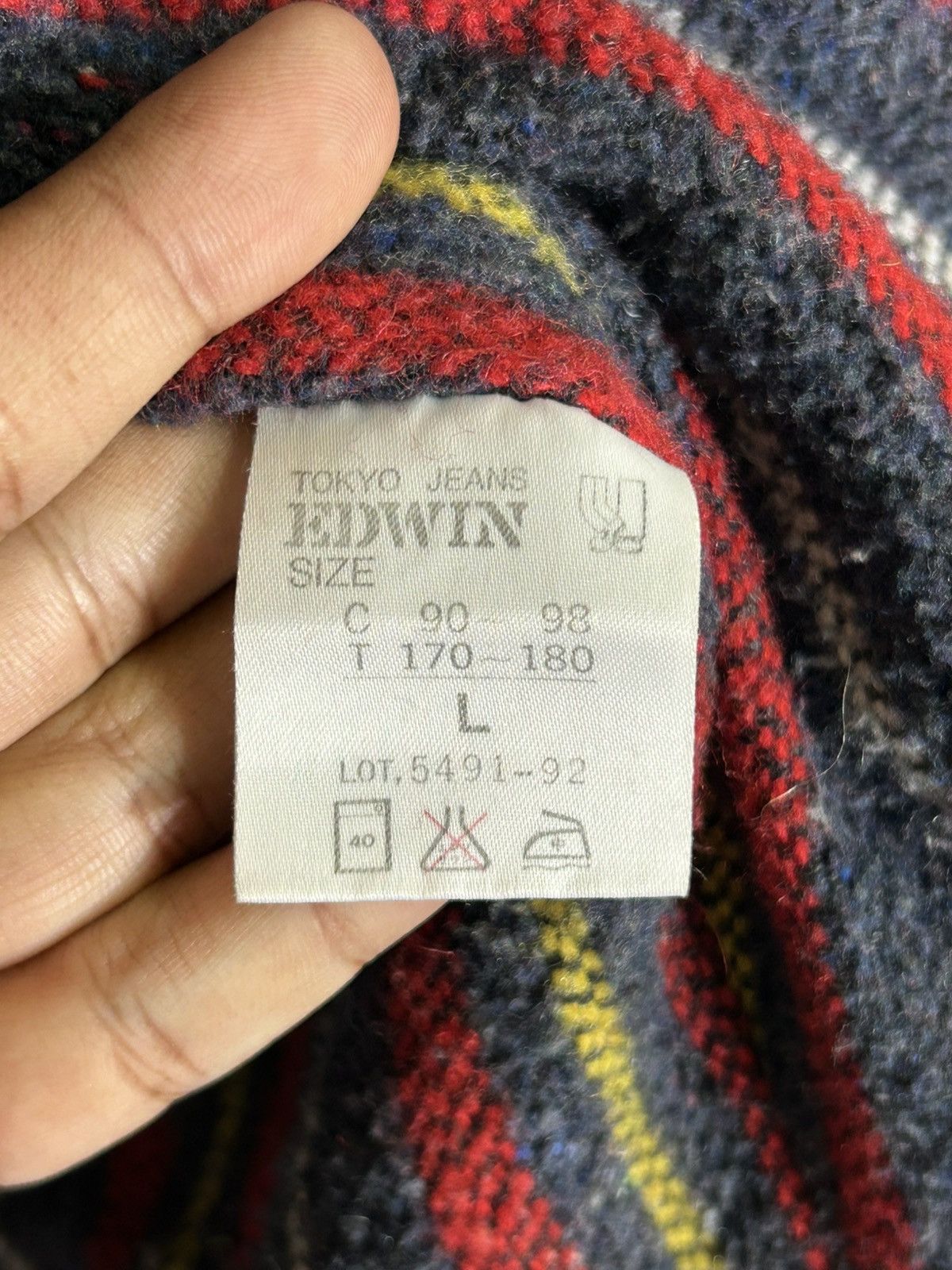 Edwin ⚡️Vintage Edwin Distressed Denim Trucker Jacket Size US L / EU 52-54 / 3 - 13 Thumbnail