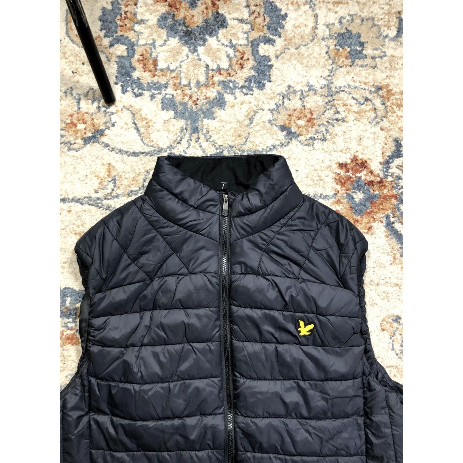 Lyle & Scott Lyle & Scott Vest Mens XL Black Quilted Puffer Gilet Lightweight Full Zip Warm Size US XL / EU 56 / 4 - 2 Thumbnail