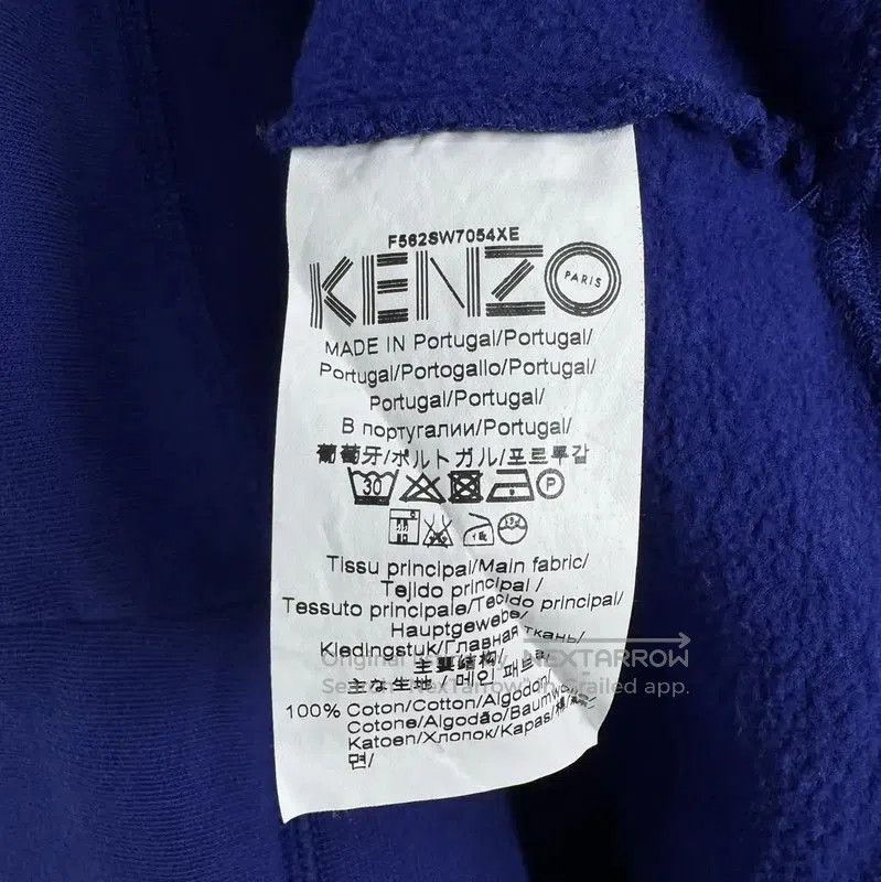 Kenzo KENZO Blue Men's Sweatshirt with Tiger Graphic . Size US L / EU 52-54 / 3 - 5 Thumbnail