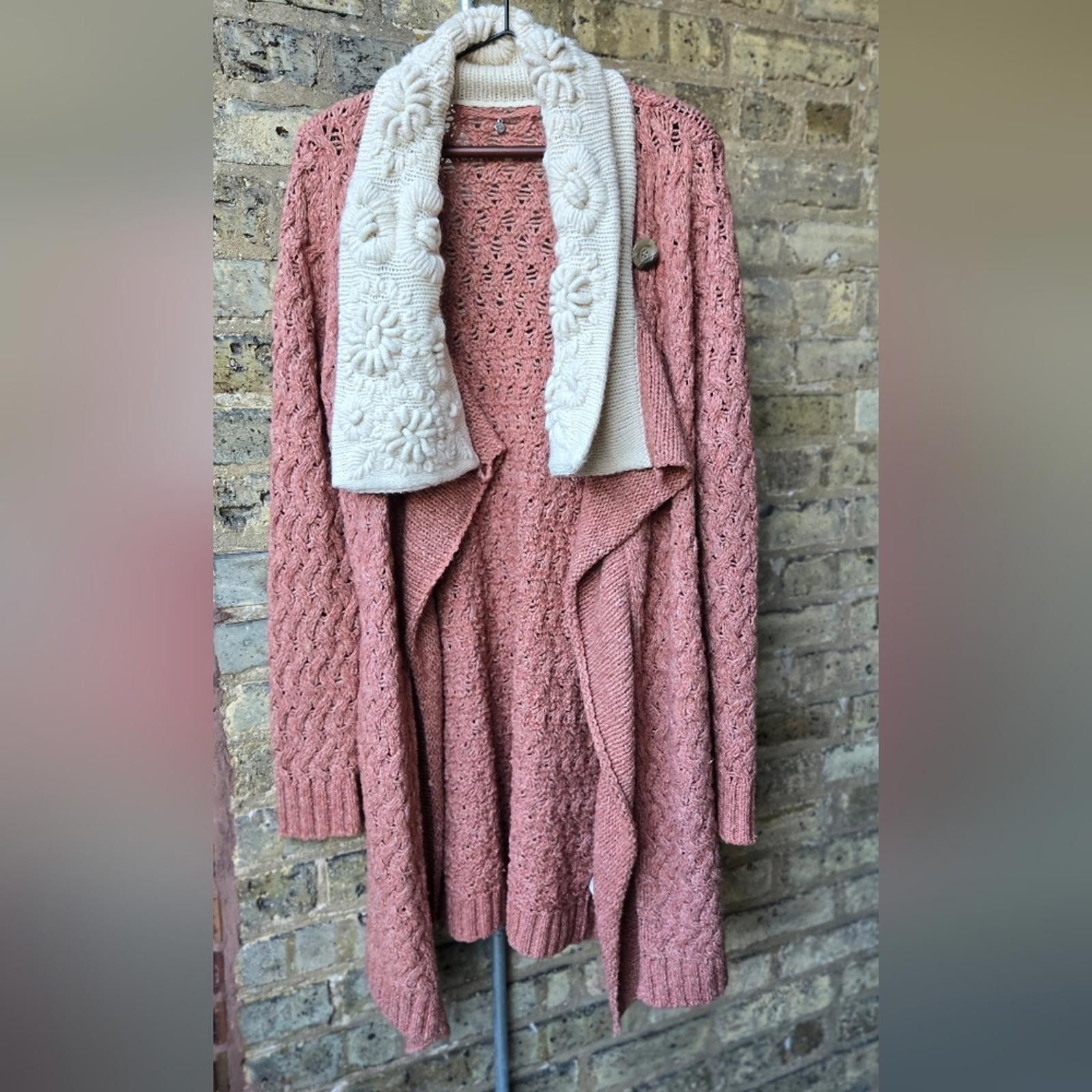Other Anthropologie Lilitz Knit Sweater With Romantic Collar Size M / US 6-8 / IT 42-44 - 4 Thumbnail