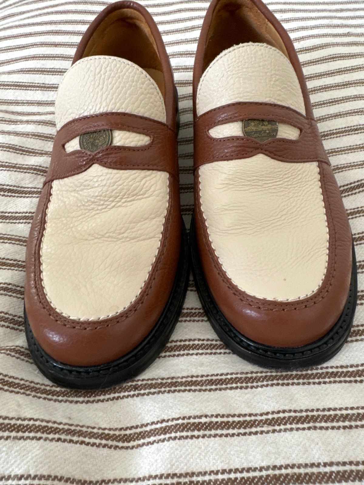 Pre-owned Aimé Leon Dore Penny Brown Loafers