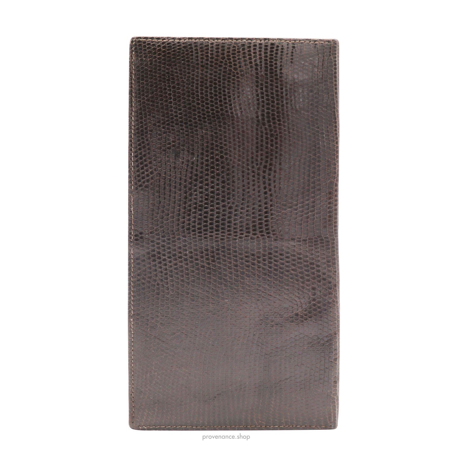 Gucci 🔴 Gucci Long Wallet - Brown Lizard Leather Size ONE SIZE - 2 Thumbnail