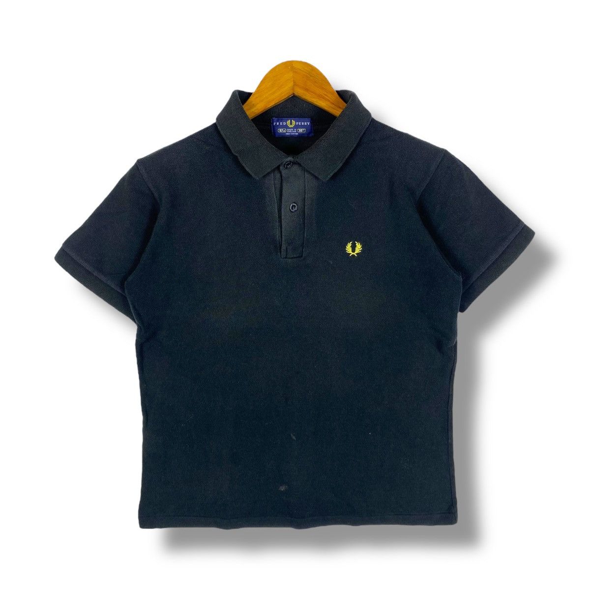 Fred Perry Vintage FRED PERRY Black Ss Polo Shirt Size 38 Size US M / EU 48-50 / 2 - 1 Thumbnail