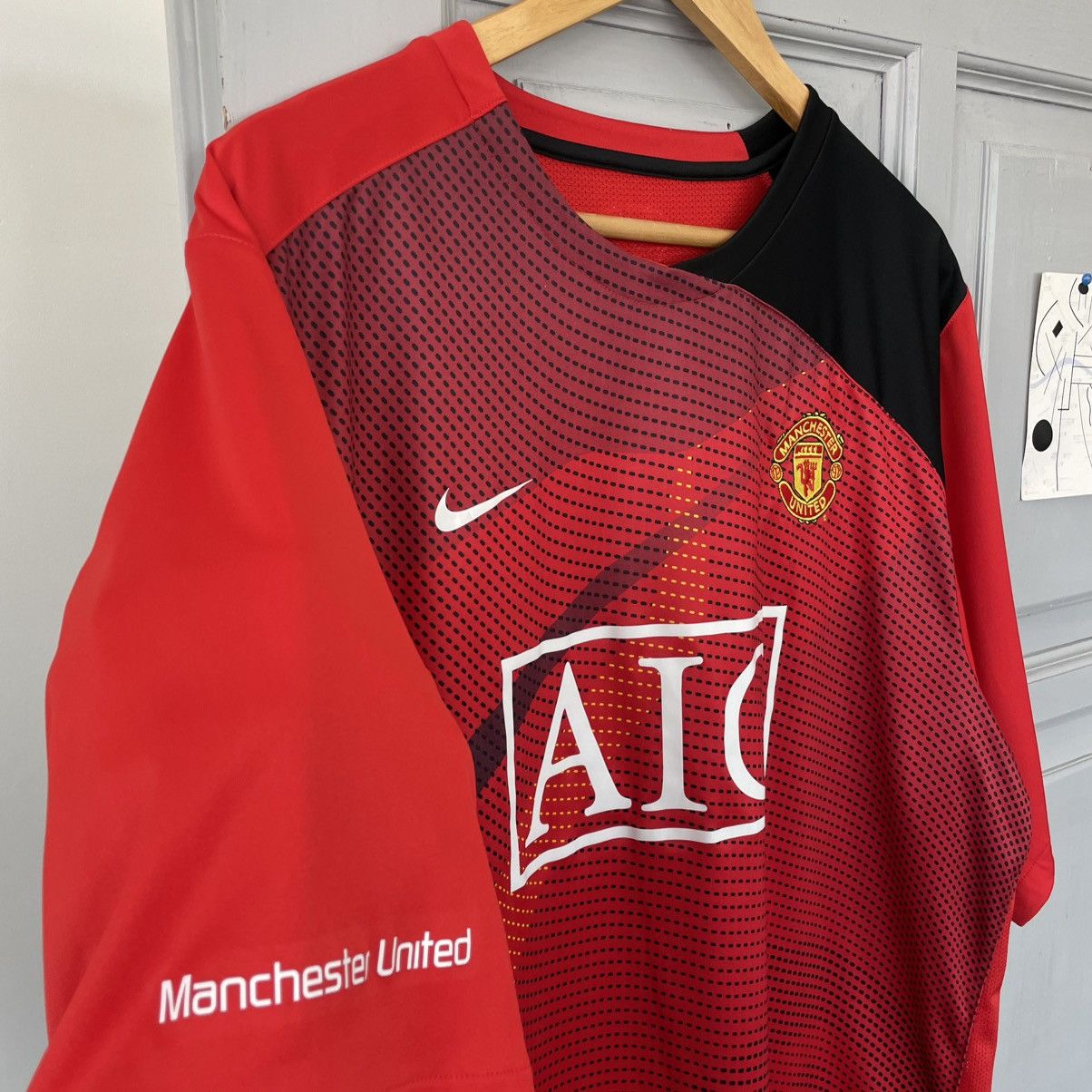 Nike × Vintage Nike Vintage Manchester United Football Jersey 2008-2009 Size US XL / EU 56 / 4 - 5 Thumbnail
