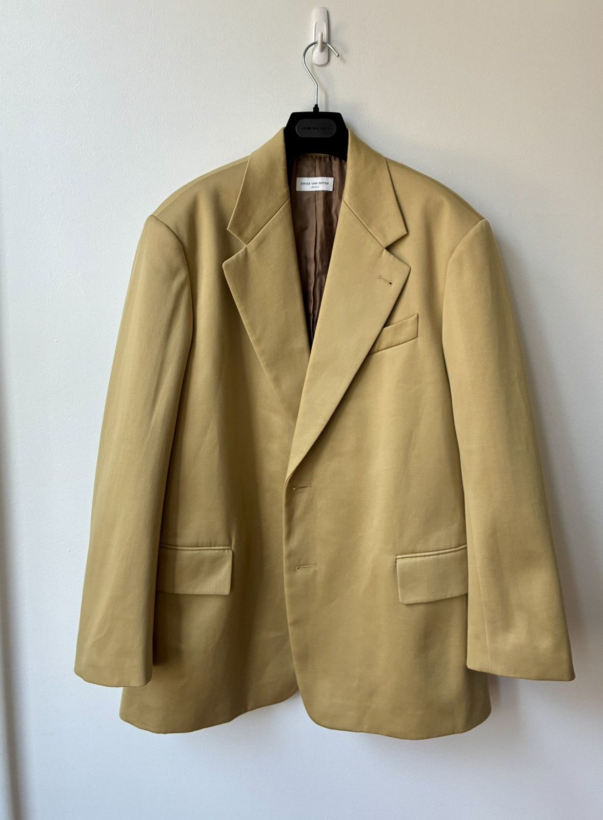 Dries Van Noten Dries Van Noten Runway AW2021 Khaki Blazer Size US M / EU 48-50 / 2 - 16 Thumbnail