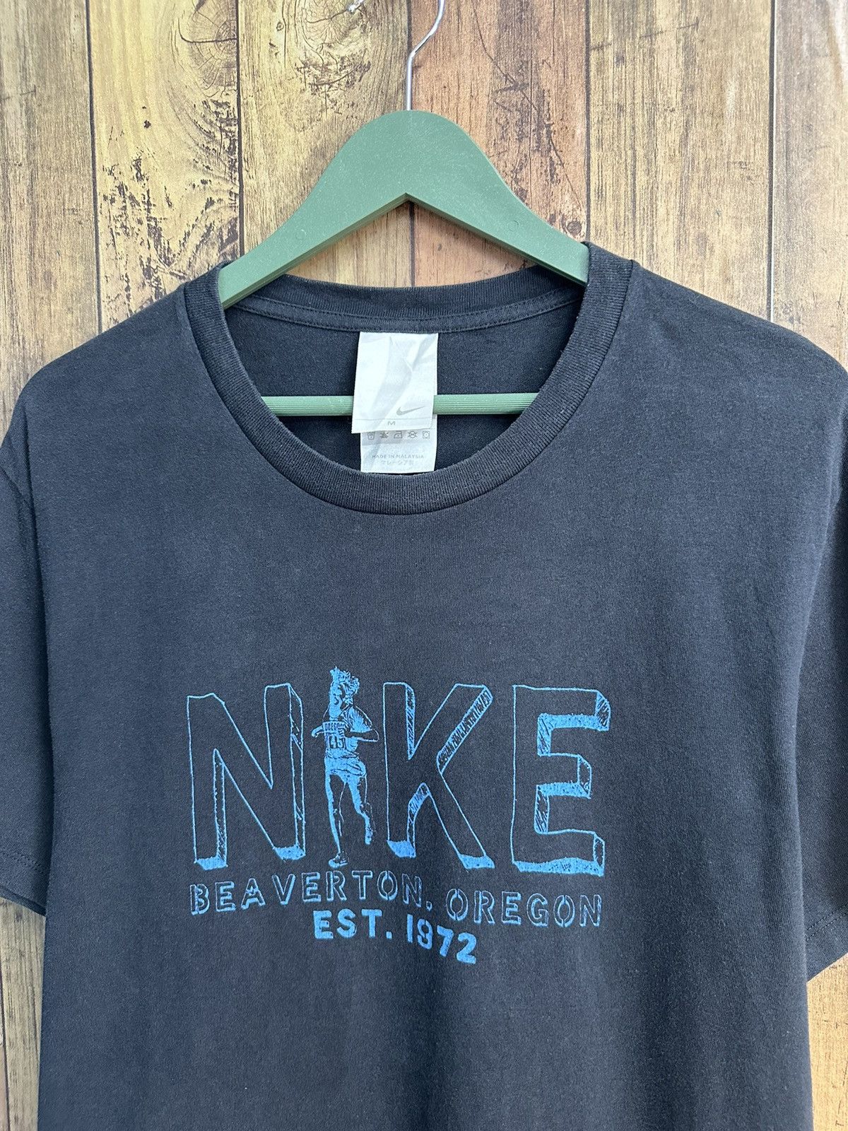 Nike Vintage Nike Oregon Marathon Tshirt A405 Size US M / EU 48-50 / 2 - 2 Thumbnail