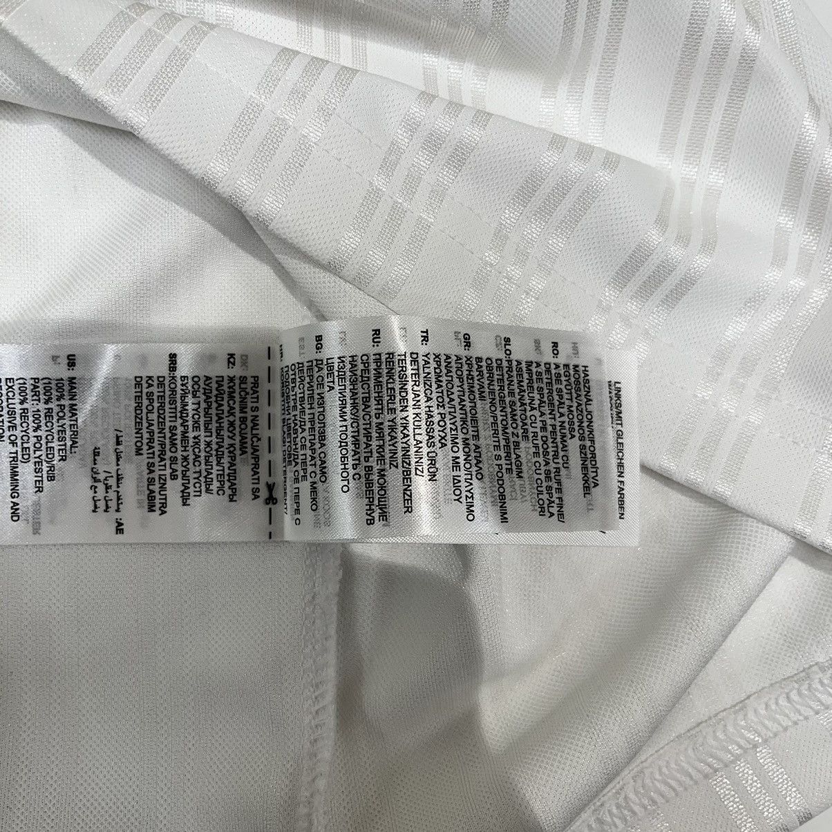 Adidas Adidas Jersey White Size US S / EU 44-46 / 1 - 8 Thumbnail