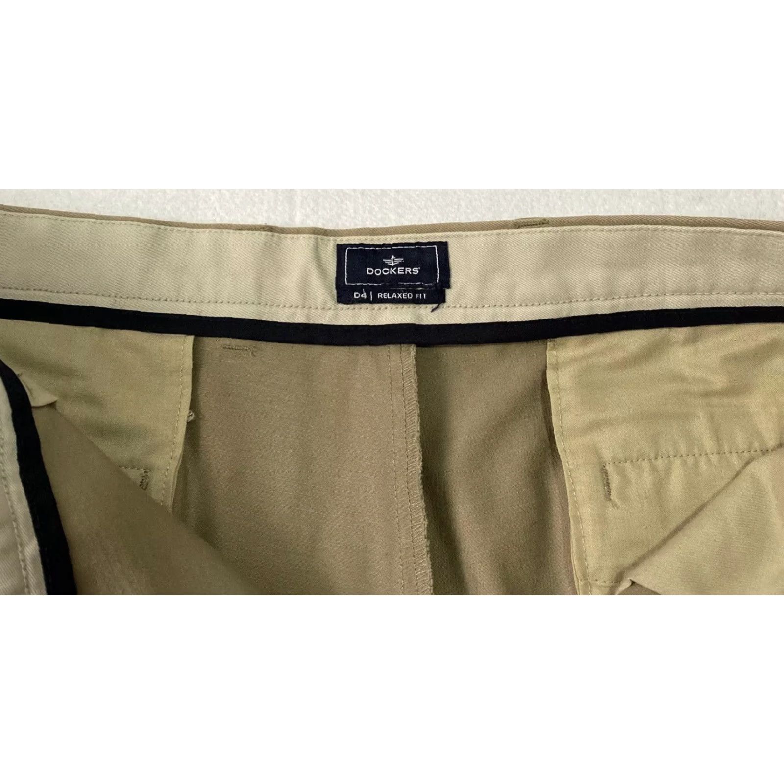 Dockers VINTAGE Dockers Pants Mens Size 36x34 Light Brown Straight Fit Flat Front Adult 36 Light Brown Cargo? Size US 36 / EU 52 - 5 Thumbnail