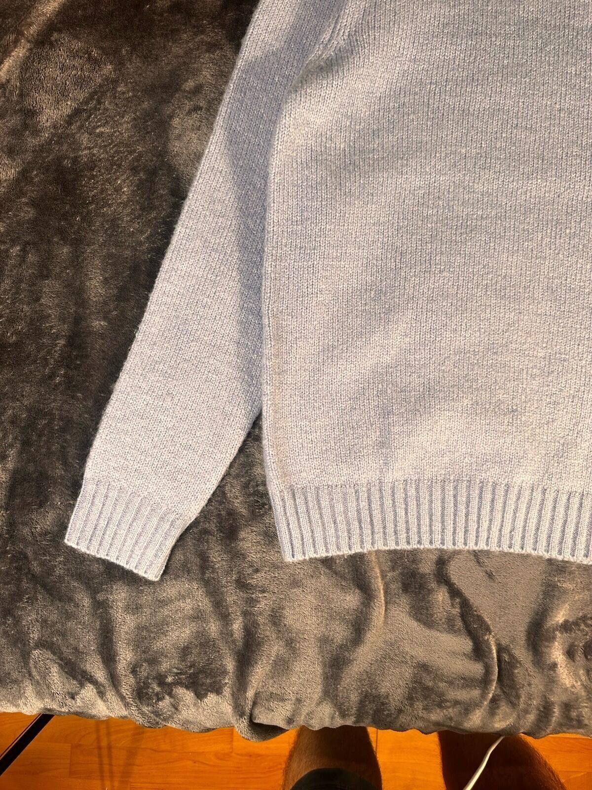 Primark Primark Men's Knit Pullover Sweater Light Blue Size M Size US M / EU 48-50 / 2 - 4 Thumbnail
