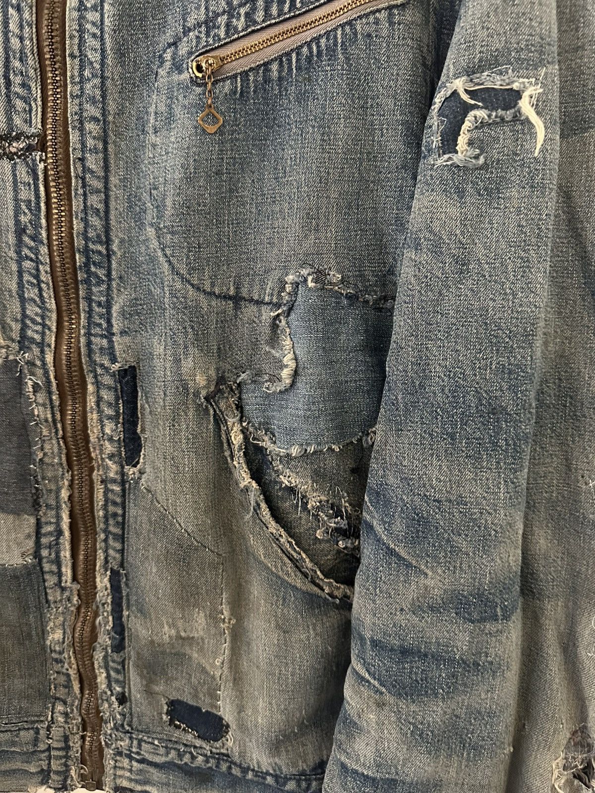 Vintage 1940s Sears Denim Jacket Size US L / EU 52-54 / 3 - 5 Thumbnail