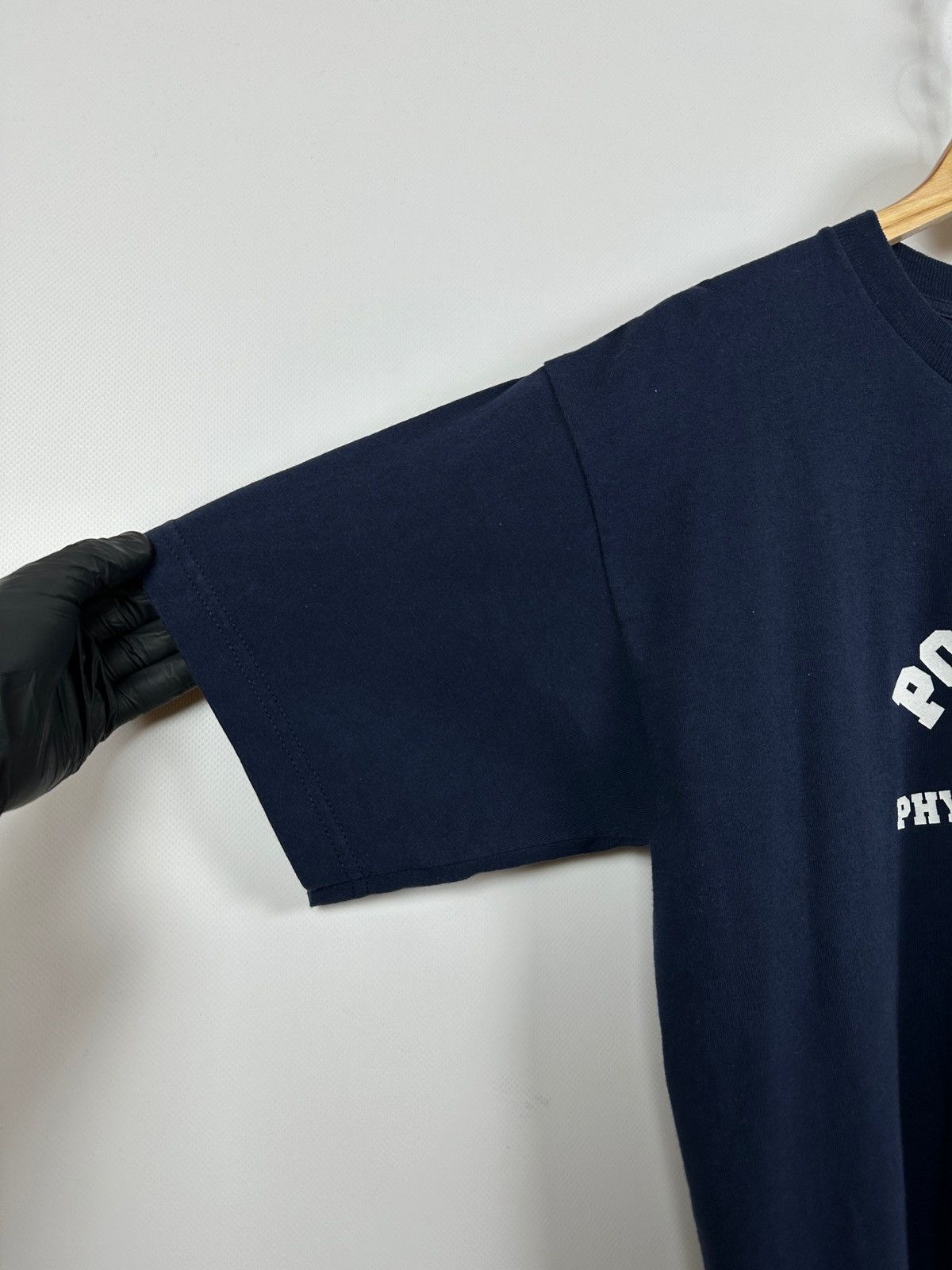 Vintage Pornstar 69 Physical Education XXX Navy Blue T-Shirt
