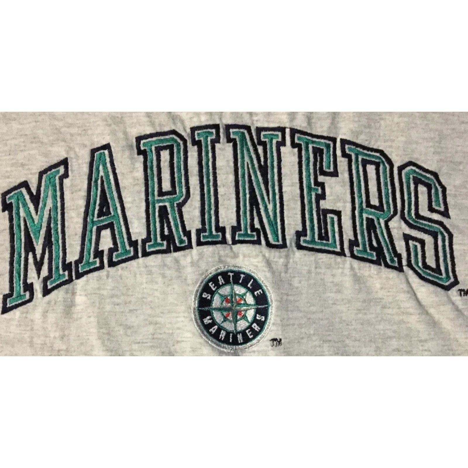 Vintage VINTAGE Seattle Mariners Shirt MLB Grunge 90s XL Green Ken Griffey Jr. Track Embroidered Men XL Baseball Shirt Size US XL / EU 56 / 4 - 2 Thumbnail
