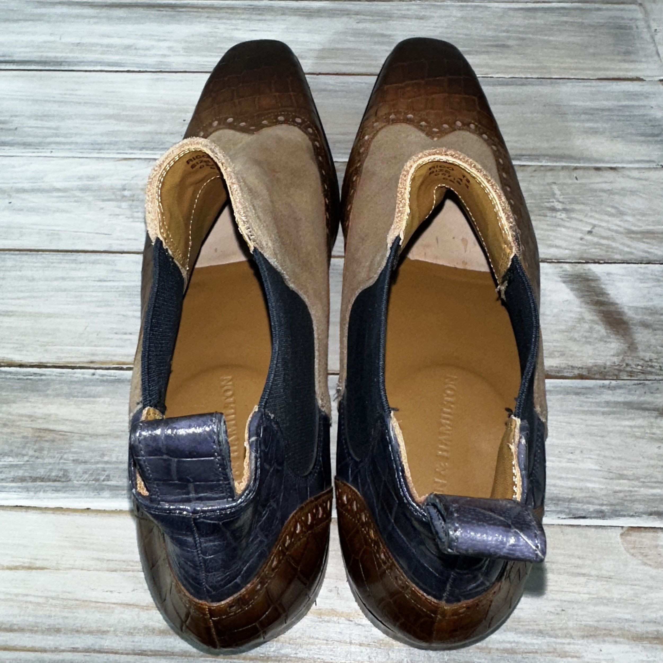 Melvin & Hamilton MELVIN & HAMILTON Rico 12 Chelsea Leather Boots Luxury Brand Size US 11.5 / EU 44-45 - 12 Thumbnail