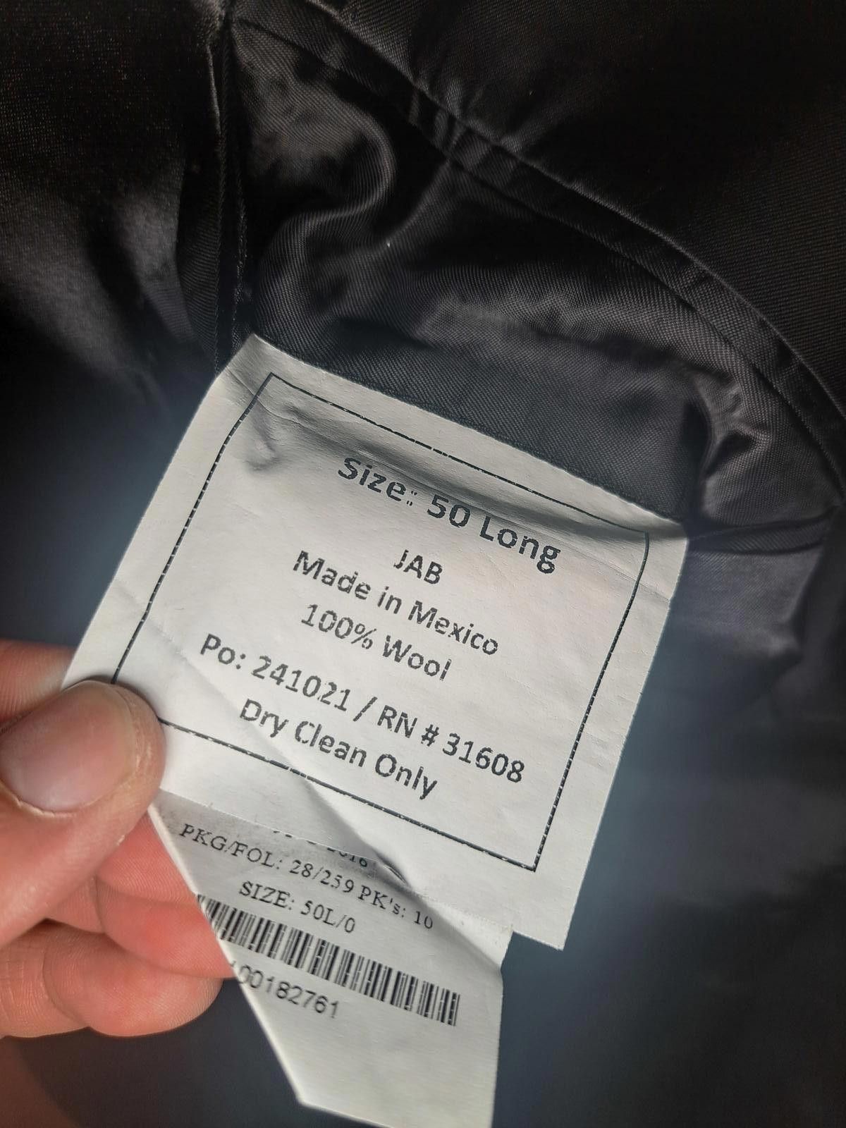 Jos. A. Bank Jos A Bank Tuxedo Jacket Separate Mens 50L Black 100% Wool Size 50L - 4 Thumbnail