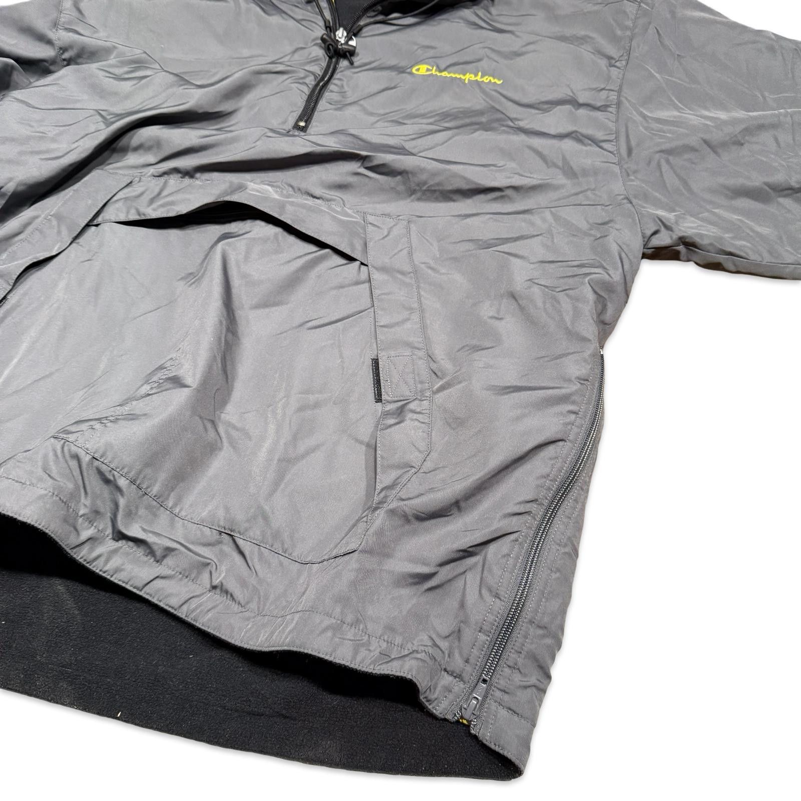 Champion Champion Windbreaker Gray Pullover Inner Fleece Jacket Size US XL / EU 56 / 4 - 4 Thumbnail