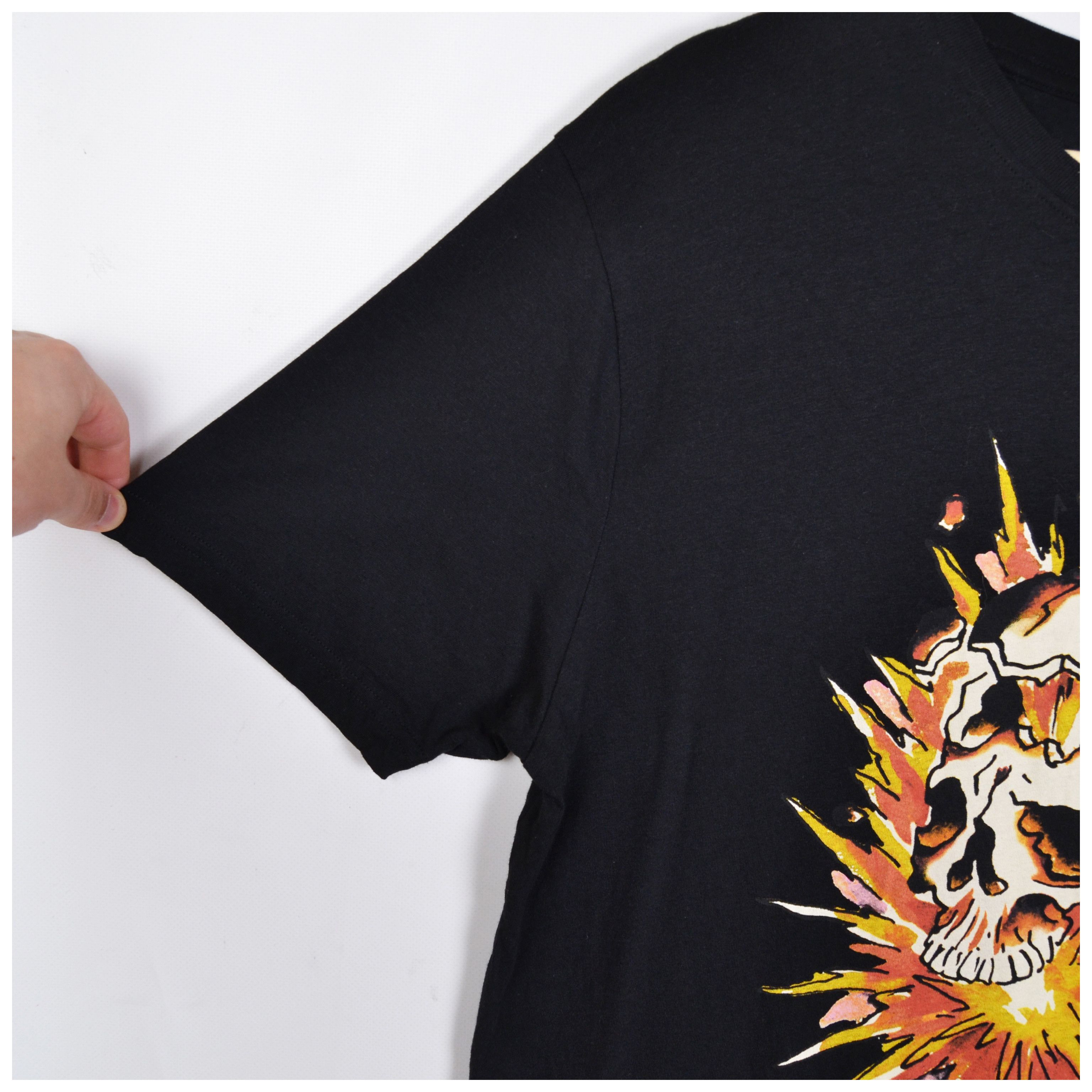 Christian Audigier × Ed Hardy Ed Hardy Exploding Skull T Shirt Black Size L 'Sleepwear' Size US L / EU 52-54 / 3 - 6 Thumbnail