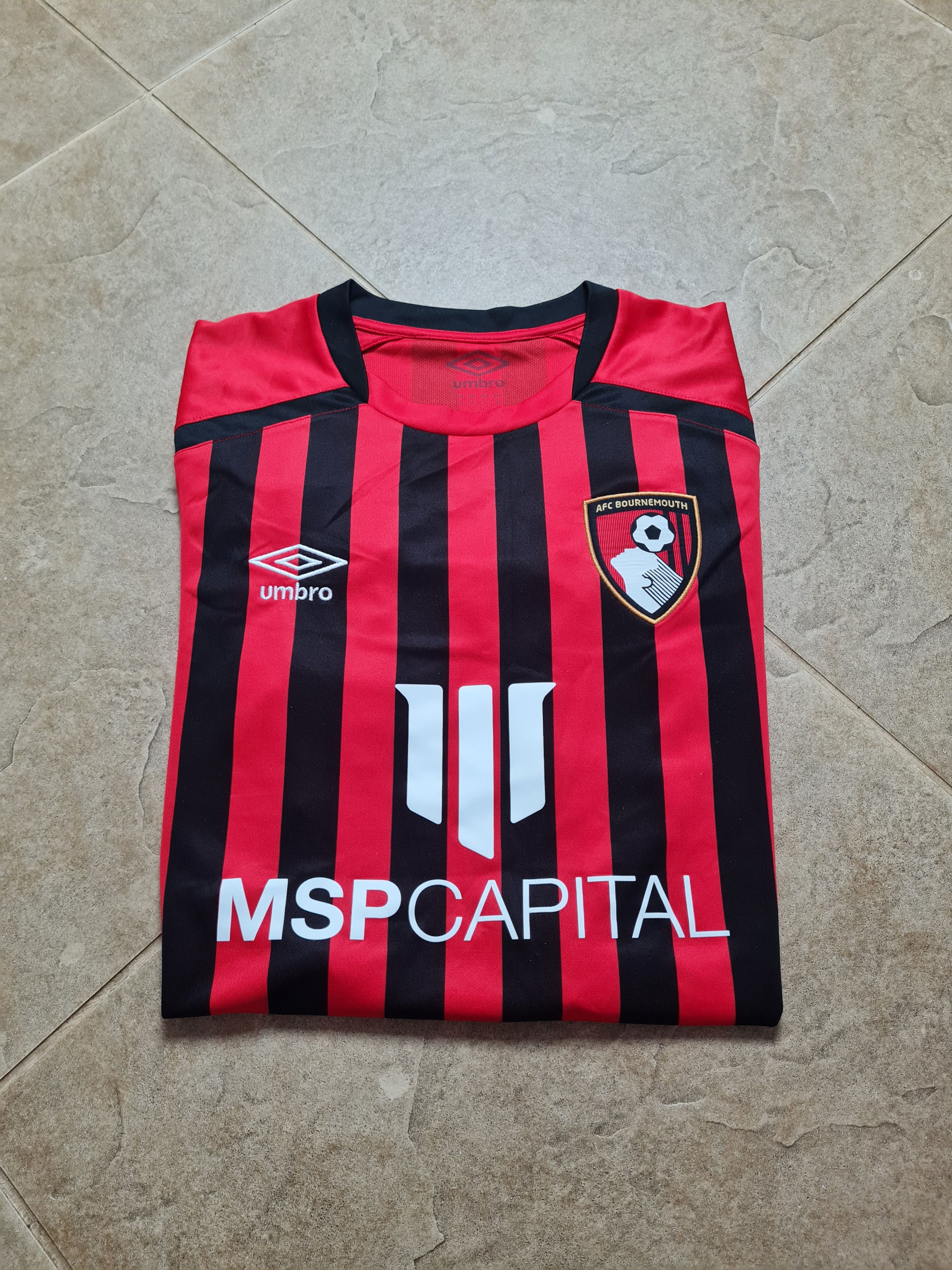 Umbro Jersey Dominic Solanke #9 Afc Bournemouth Soccer Shirt Umbro Size US M / EU 48-50 / 2 - 19 Thumbnail