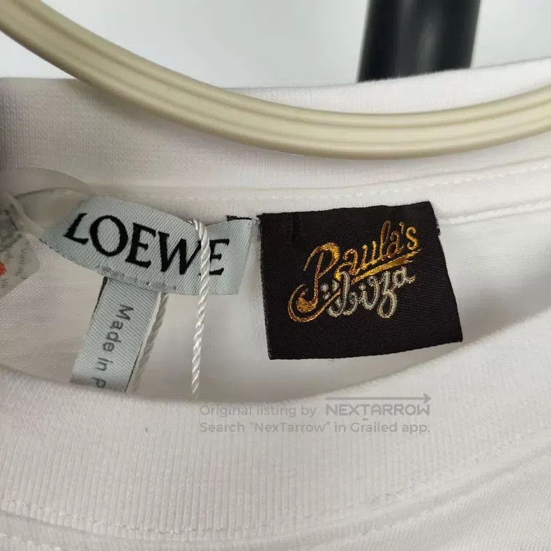 Loewe Loewe White Logo Short Sleeve Size M / US 6-8 / IT 42-44 - 6 Thumbnail