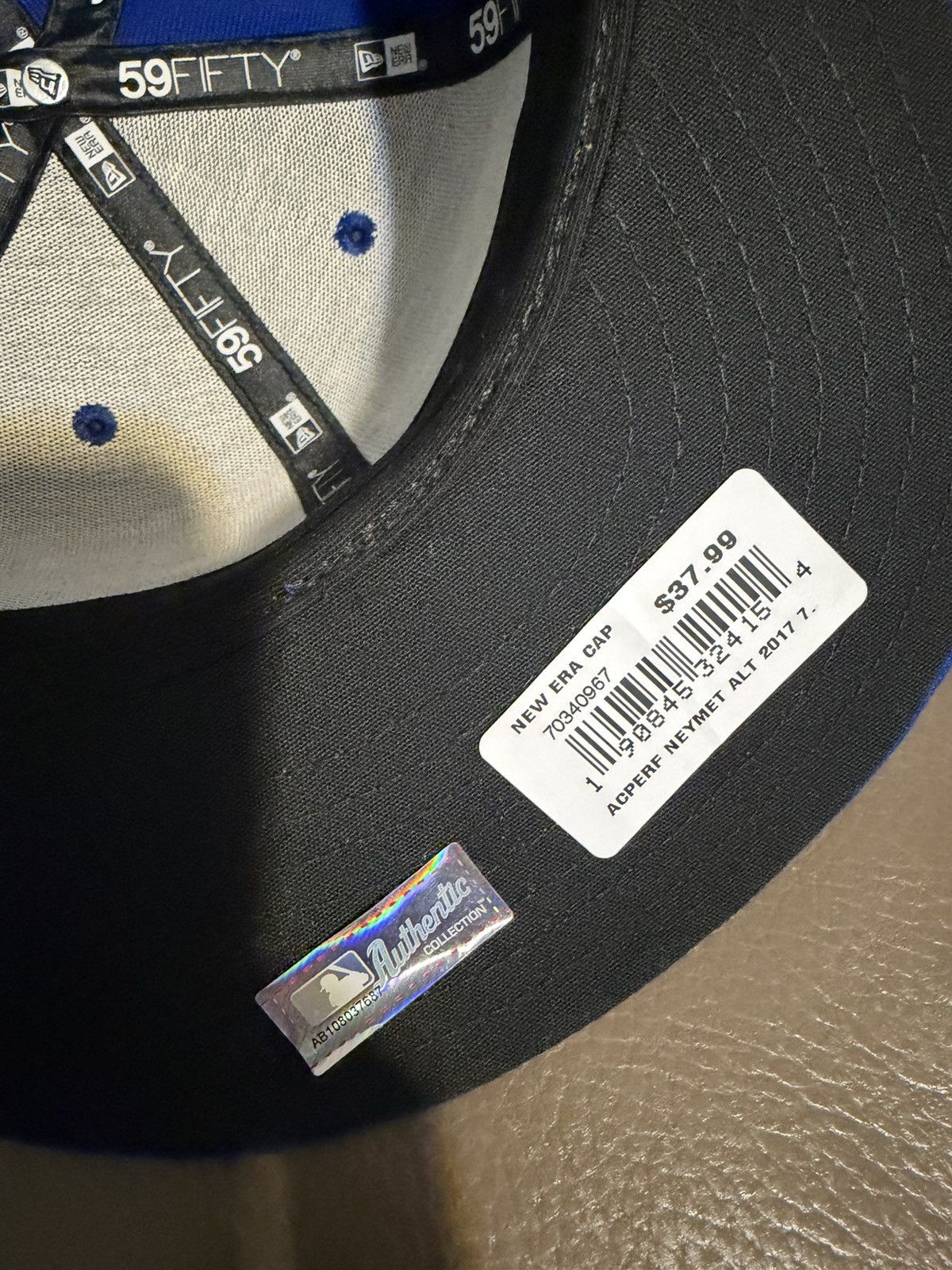 New Era New Era 59FIFTY NY Mets Royal/Orange logo Fitted Hat Sz. 7 Size ONE SIZE - 3 Thumbnail