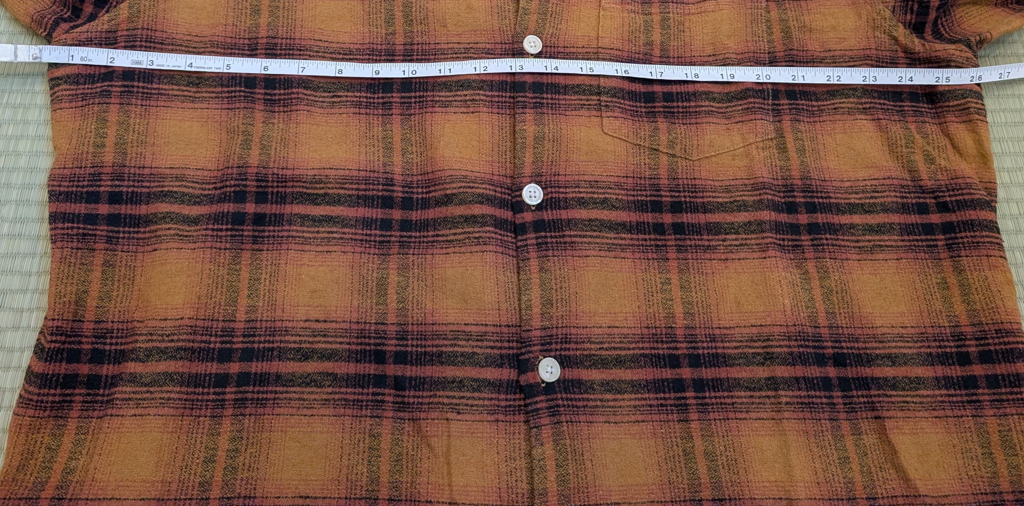 Allsaints Allsaints Ysidro Wool Blend Relaxed Fit Plaid Shirt Size US XXL / EU 58 / 5 - 6 Thumbnail