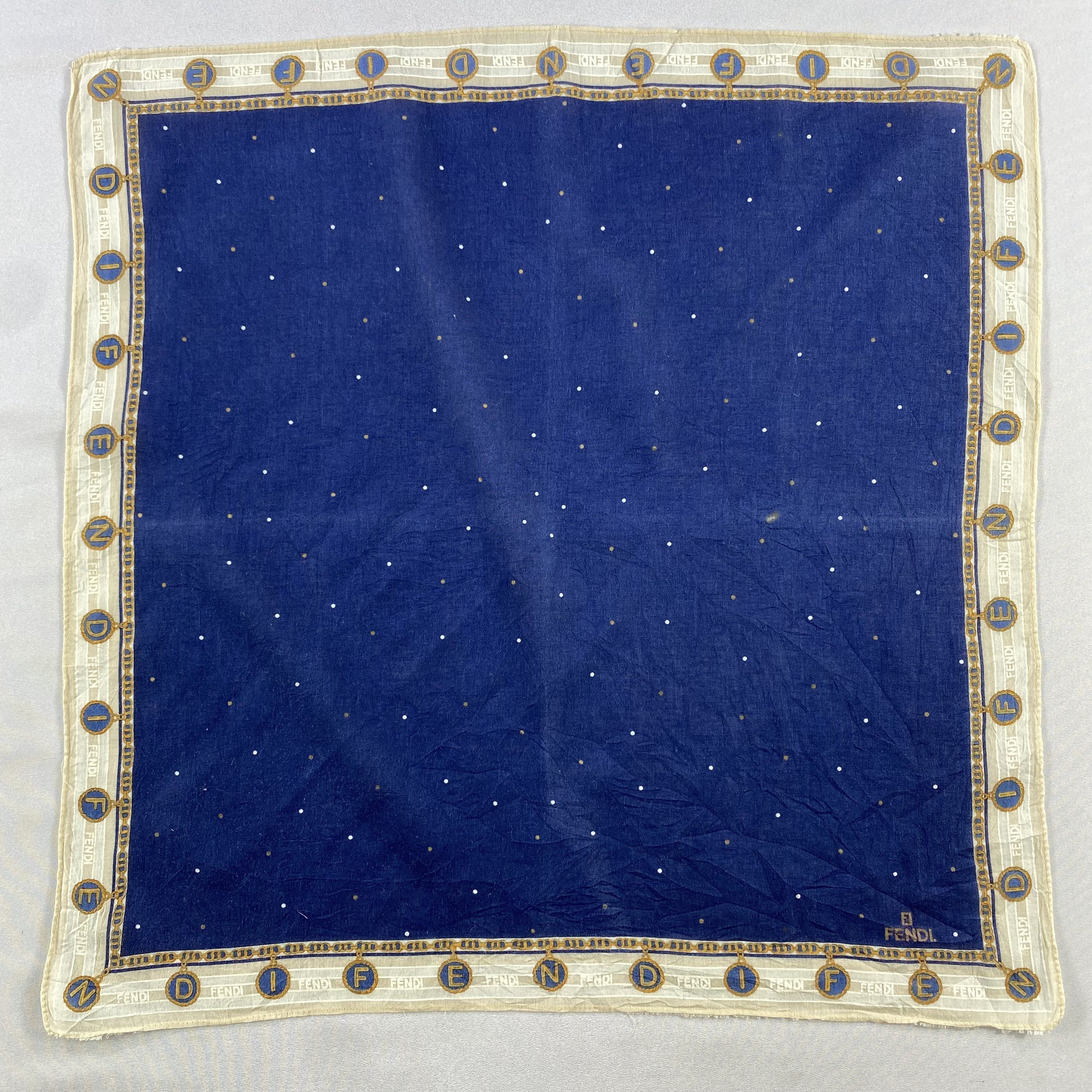 Vintage Fendi Bandana/ Handkerchief / Neckerchief Size ONE SIZE - 3 Thumbnail
