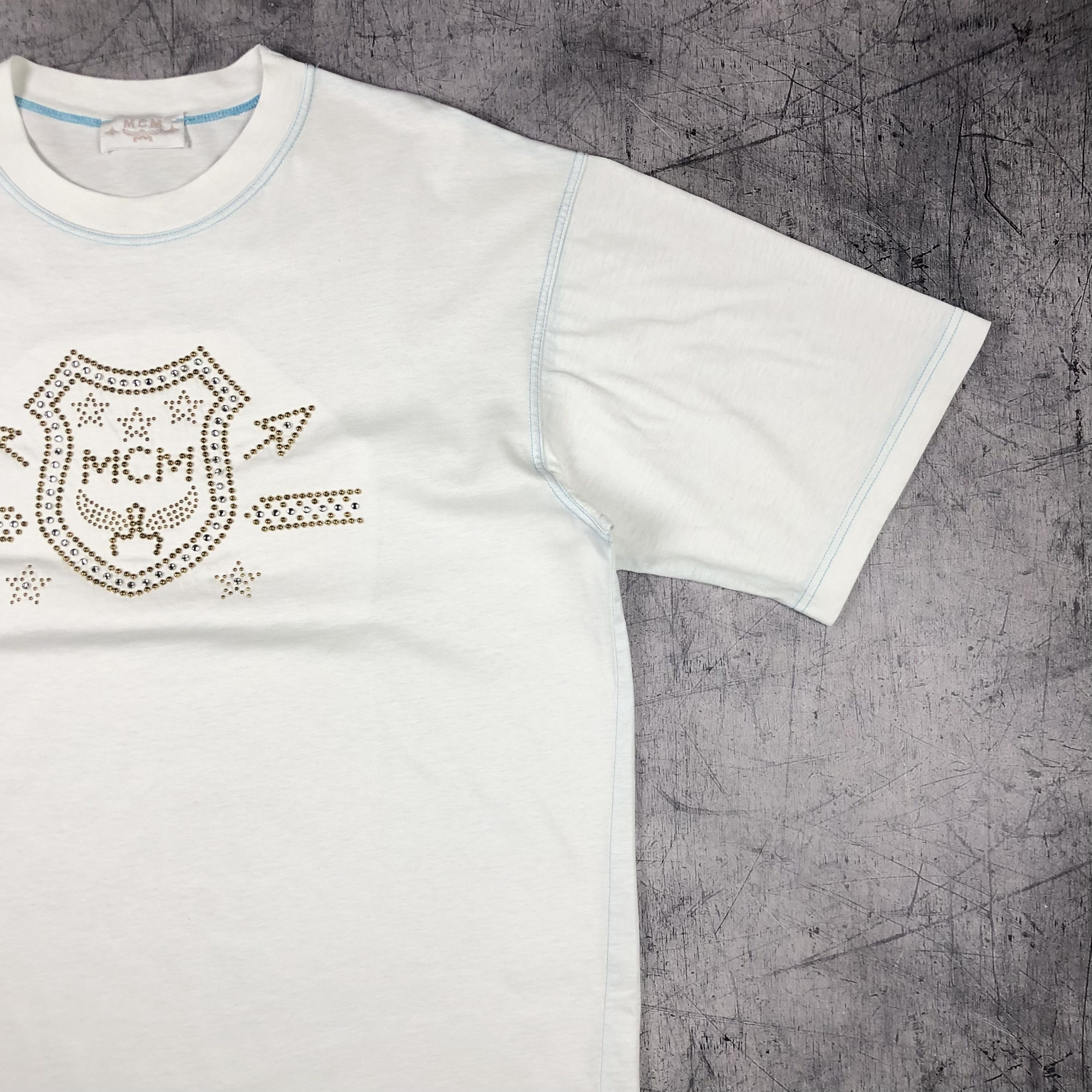 MCM 90s MCM Rivest Logo Michael Cromer Munich Tee Size US XL / EU 56 / 4 - 4 Thumbnail