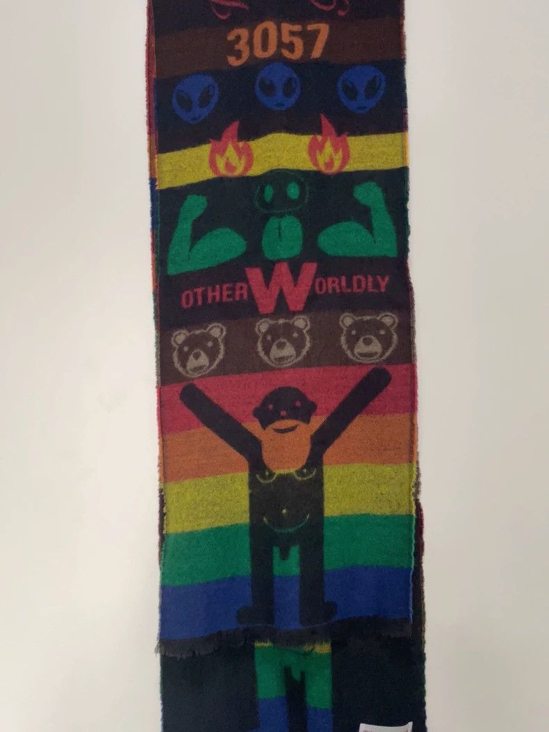 Walter Van Beirendonck Walter van Beirendonck Rainbow Alien Scarf 2023 - dmc Size ONE SIZE - 1 Thumbnail